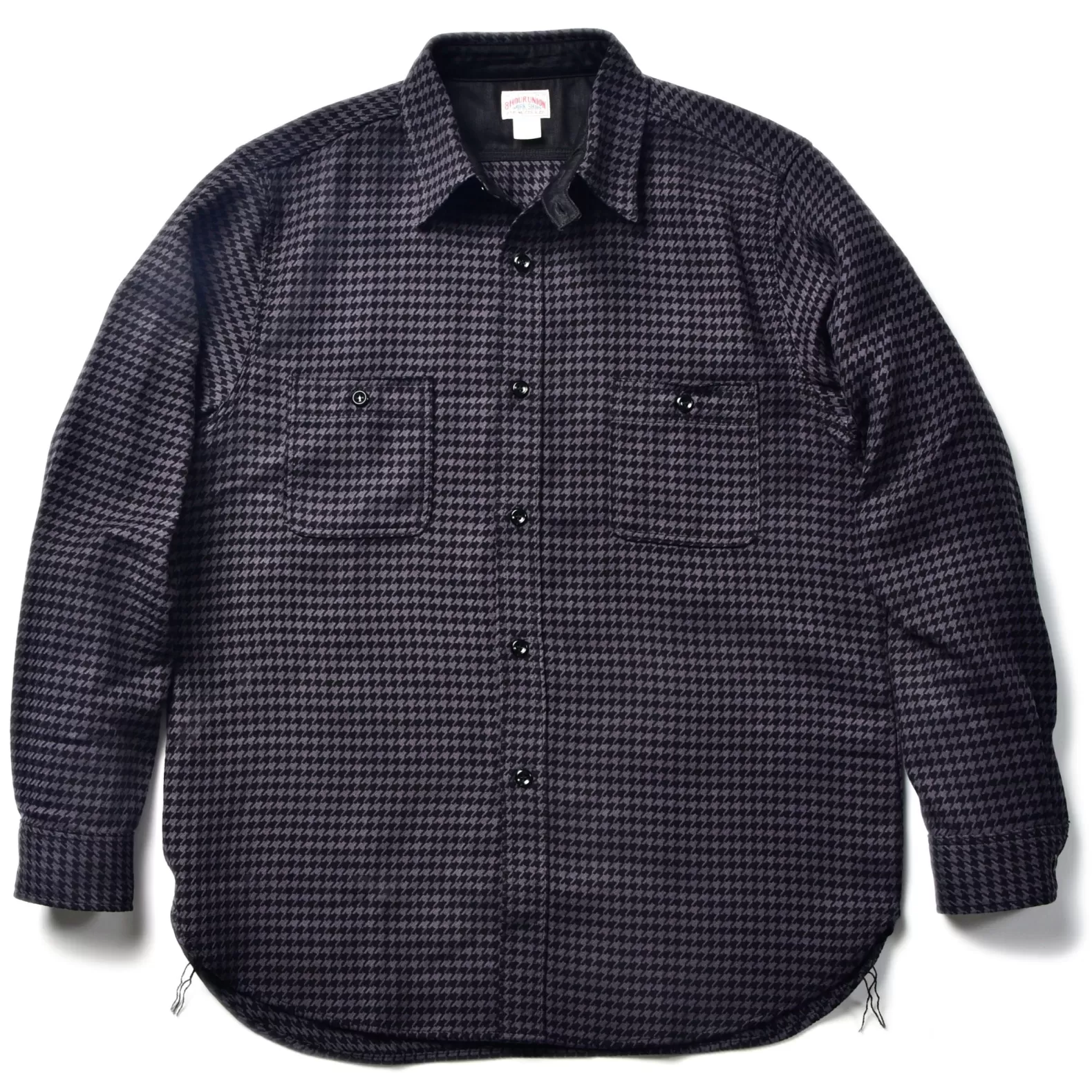 Shirts<The Real McCoy's 8HU HOUNDSTOOTH FLANNEL SHIRT CHALE