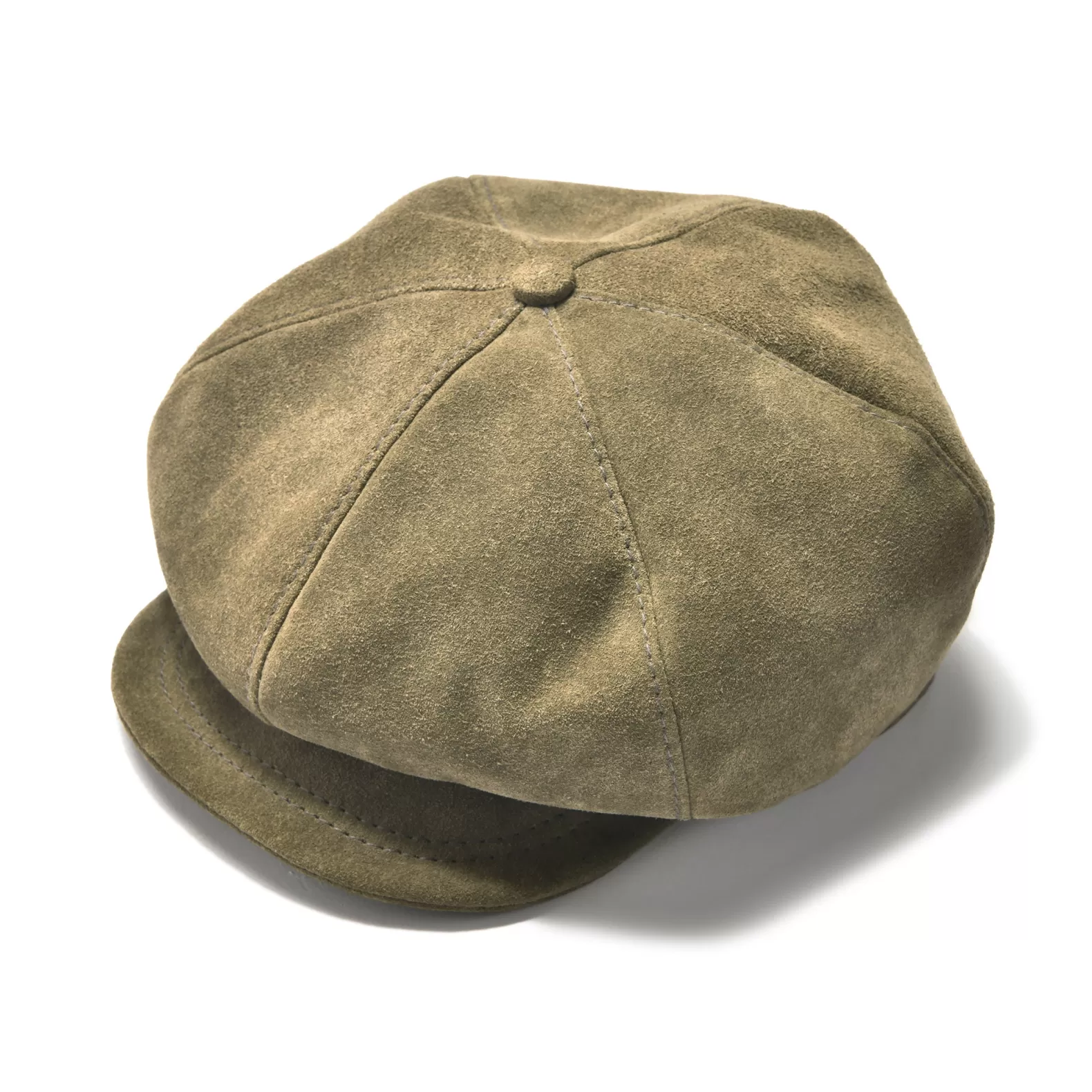 Hats<The Real McCoy's 8HU LEATHER CAP O.BROWN