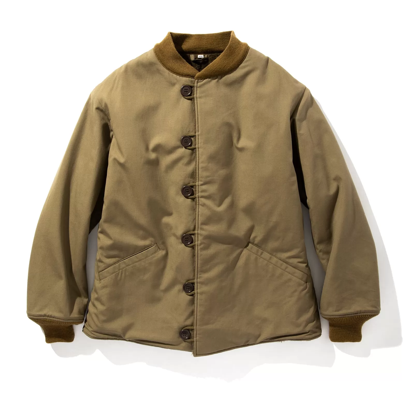 Military<The Real McCoy's JACKET, FIELD, PILE, O.D. OLIVE