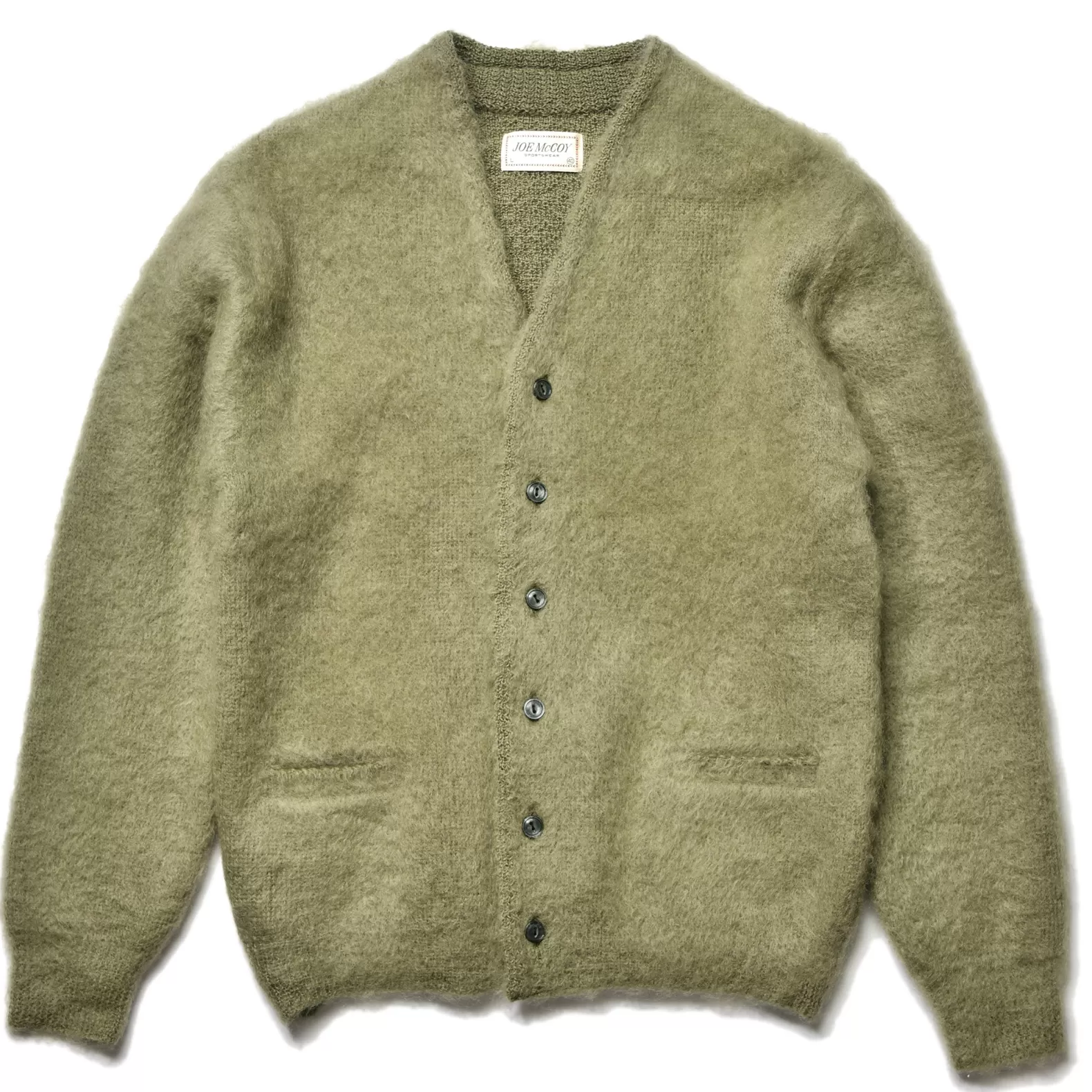 Knitwear<The Real McCoy's JM MOHAIR CARDIGAN MINT