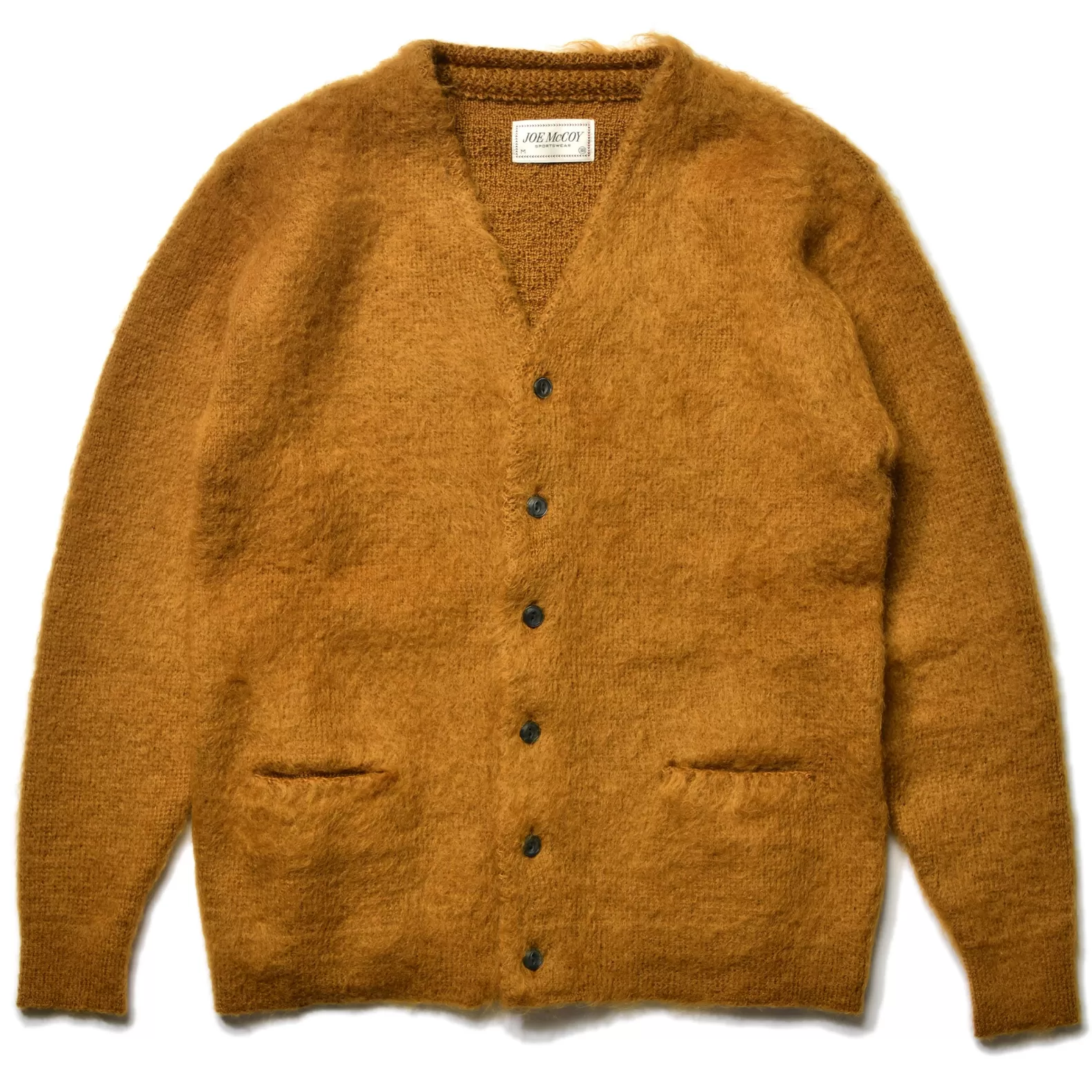 Knitwear<The Real McCoy's JM MOHAIR CARDIGAN MUSTARD