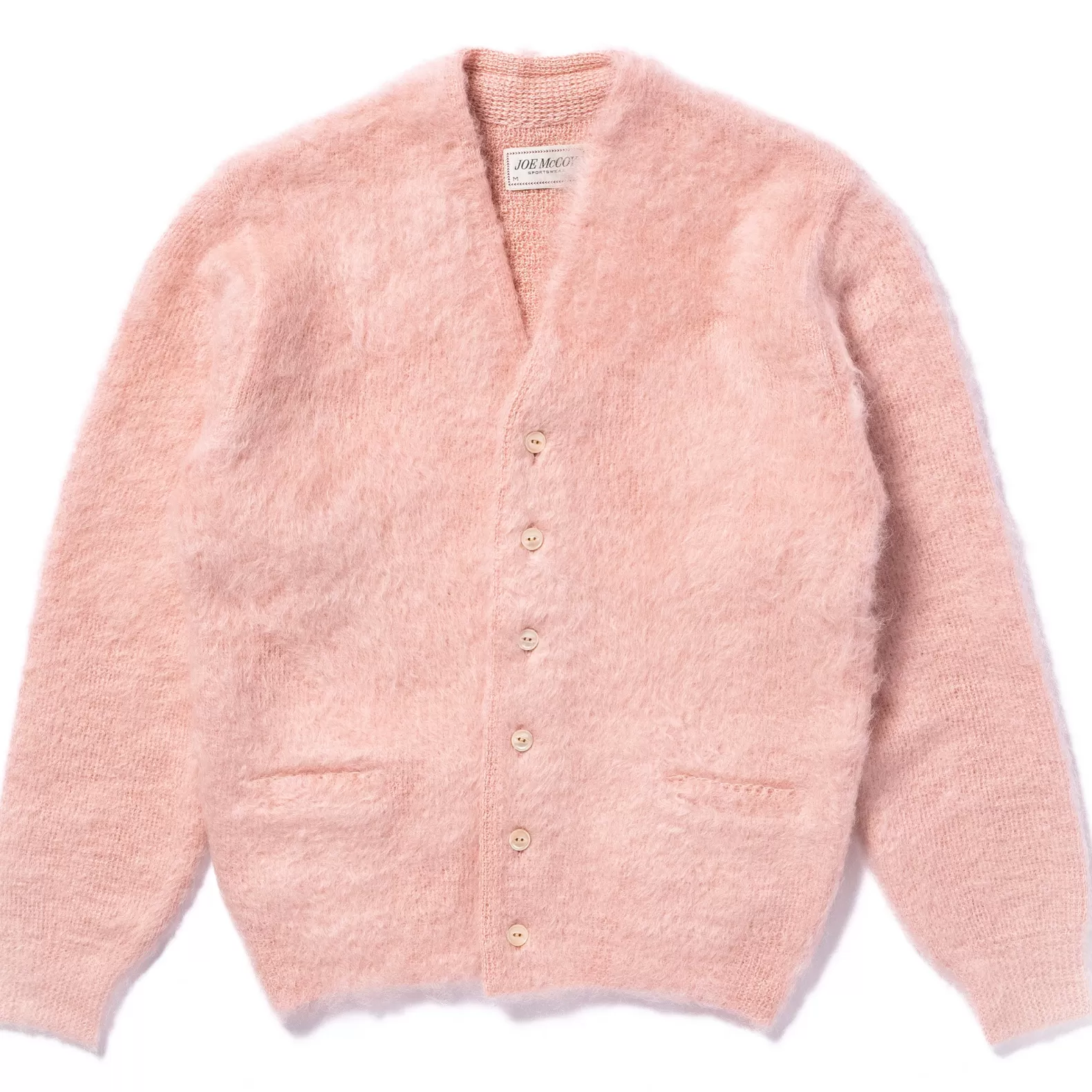 Knitwear<The Real McCoy's JM MOHAIR CARDIGAN FLAMINGO