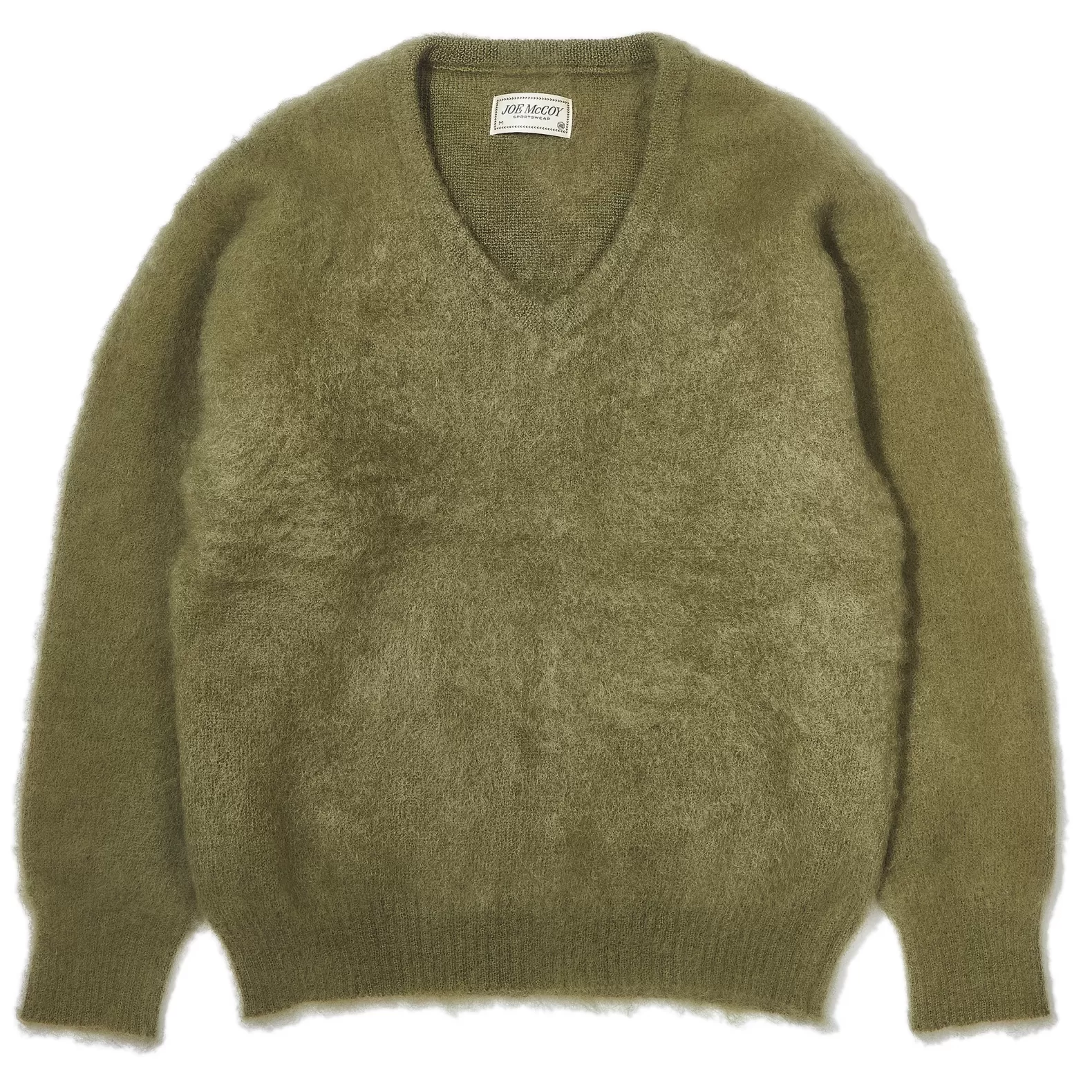 Knitwear<The Real McCoy's JM MOHAIR V-NECK SWEATER MINT