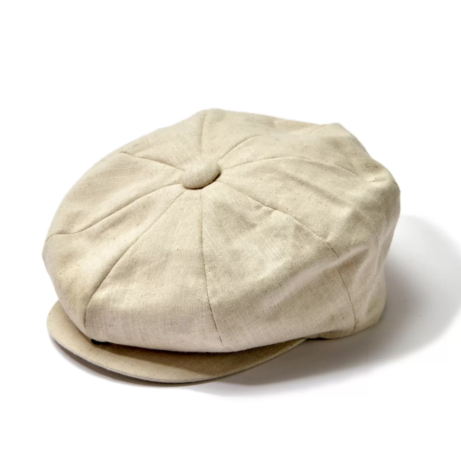 Hats<The Real McCoy's LINEN NEWSBOY CAP BEIGE