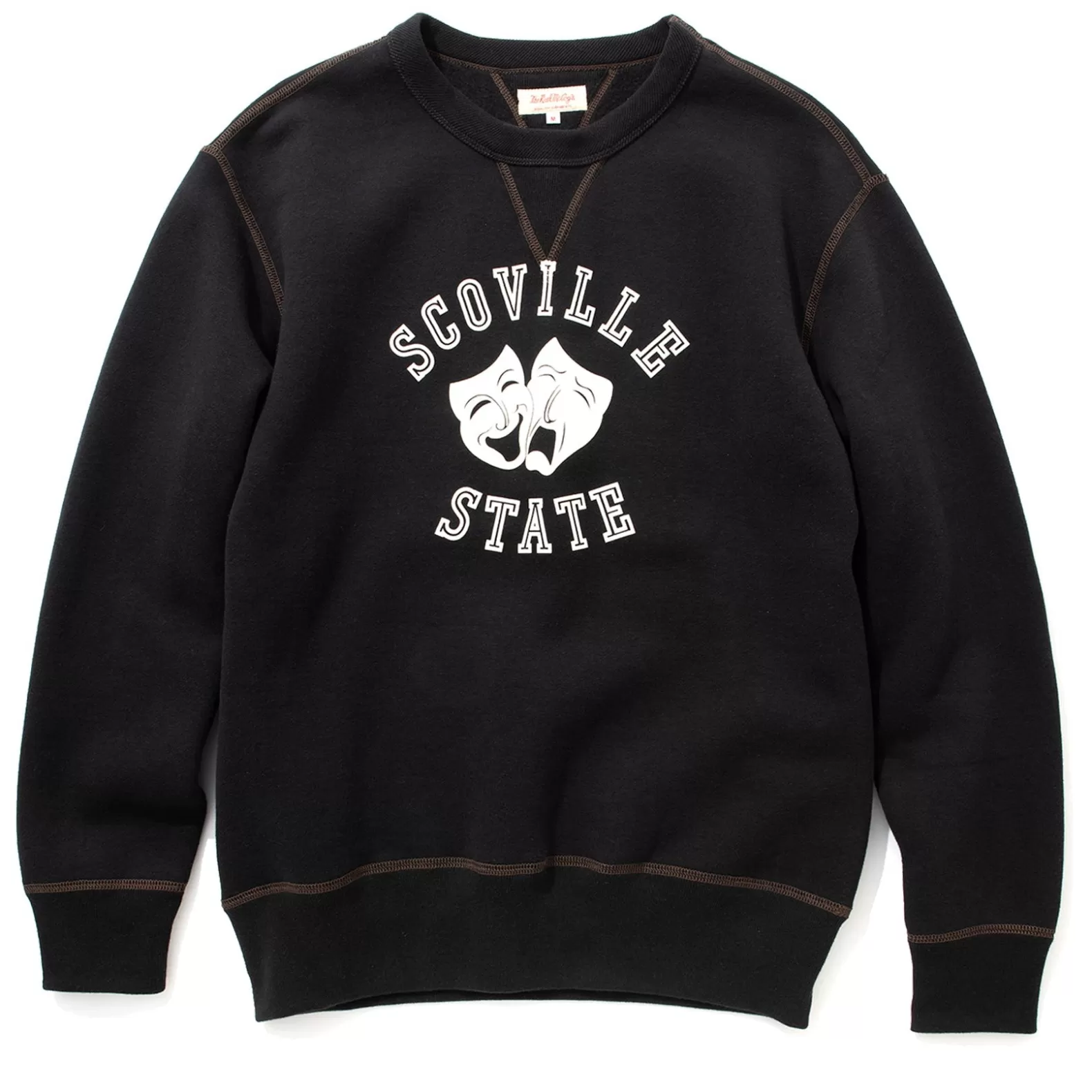 Sweatshirts<The Real McCoy's LOOPWHEEL SWEATSHIRT / SCOVILLE BLACK