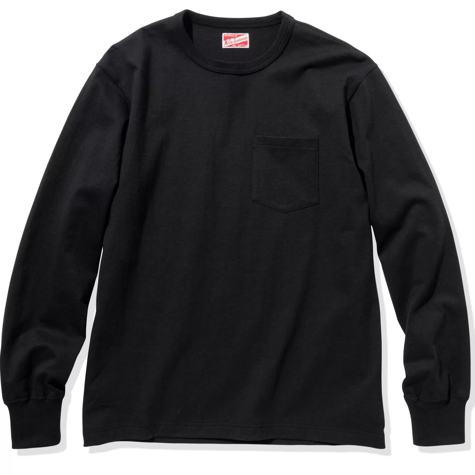 T-shirts<The Real McCoy's L/S POCKET T-SHIRT BLACK