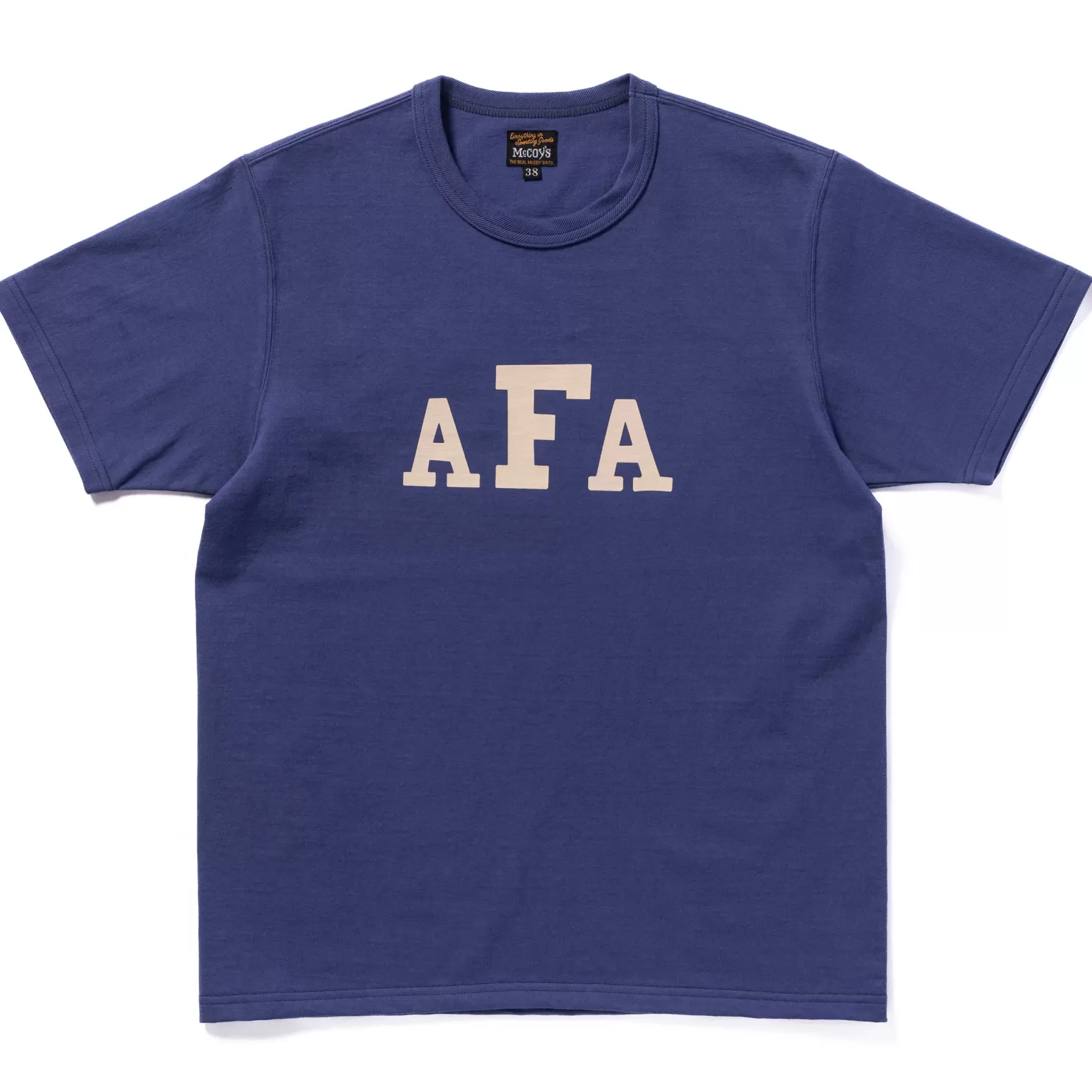 T-shirts<The Real McCoy's MILITARY TEE / AFA MQNAVY