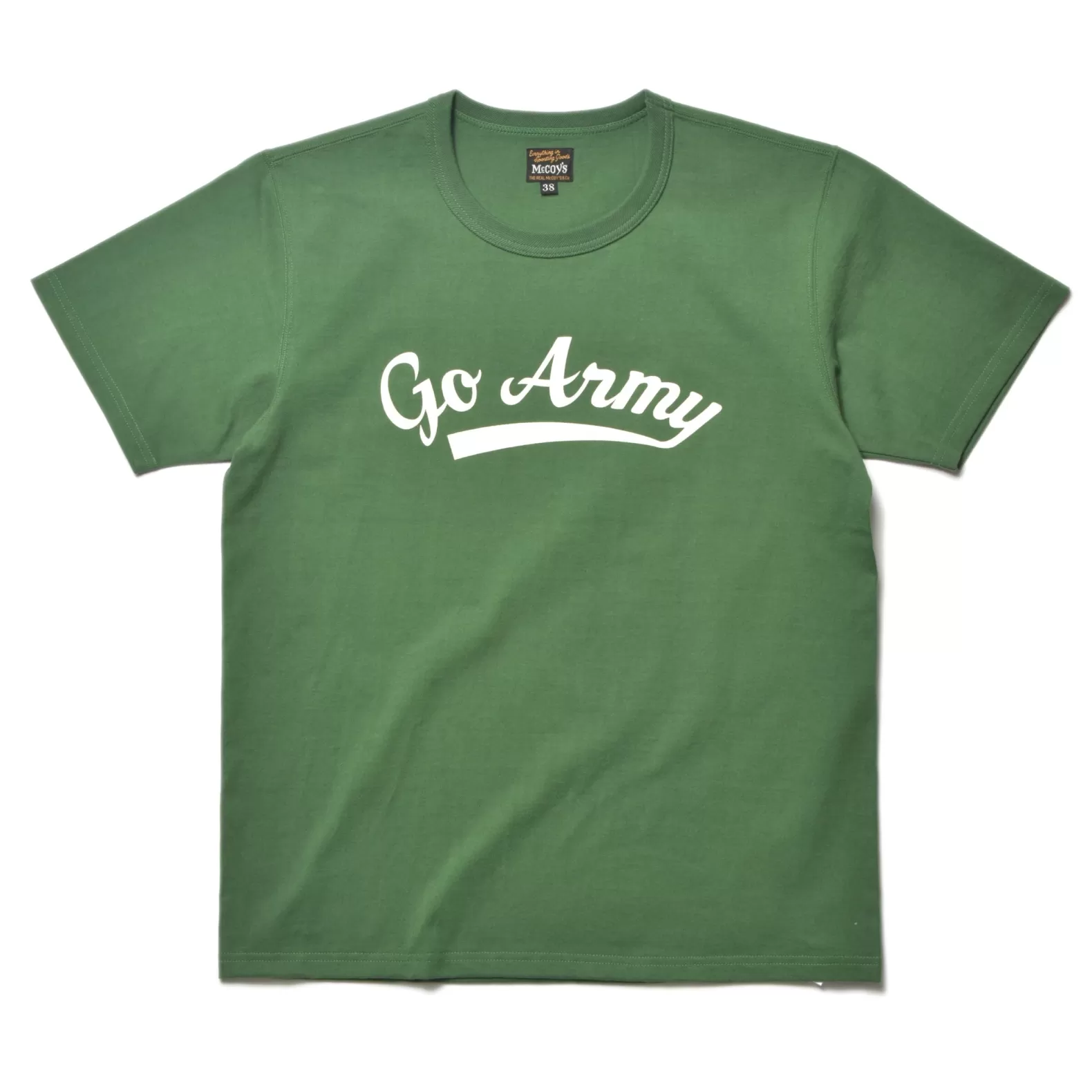 T-shirts<The Real McCoy's MILITARY TEE / GO ARMY SHAMROCK