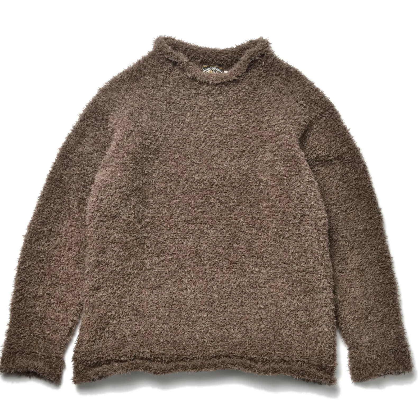 Knitwear<The Real McCoy's MOCKNECK MOLE SWEATER BROWN