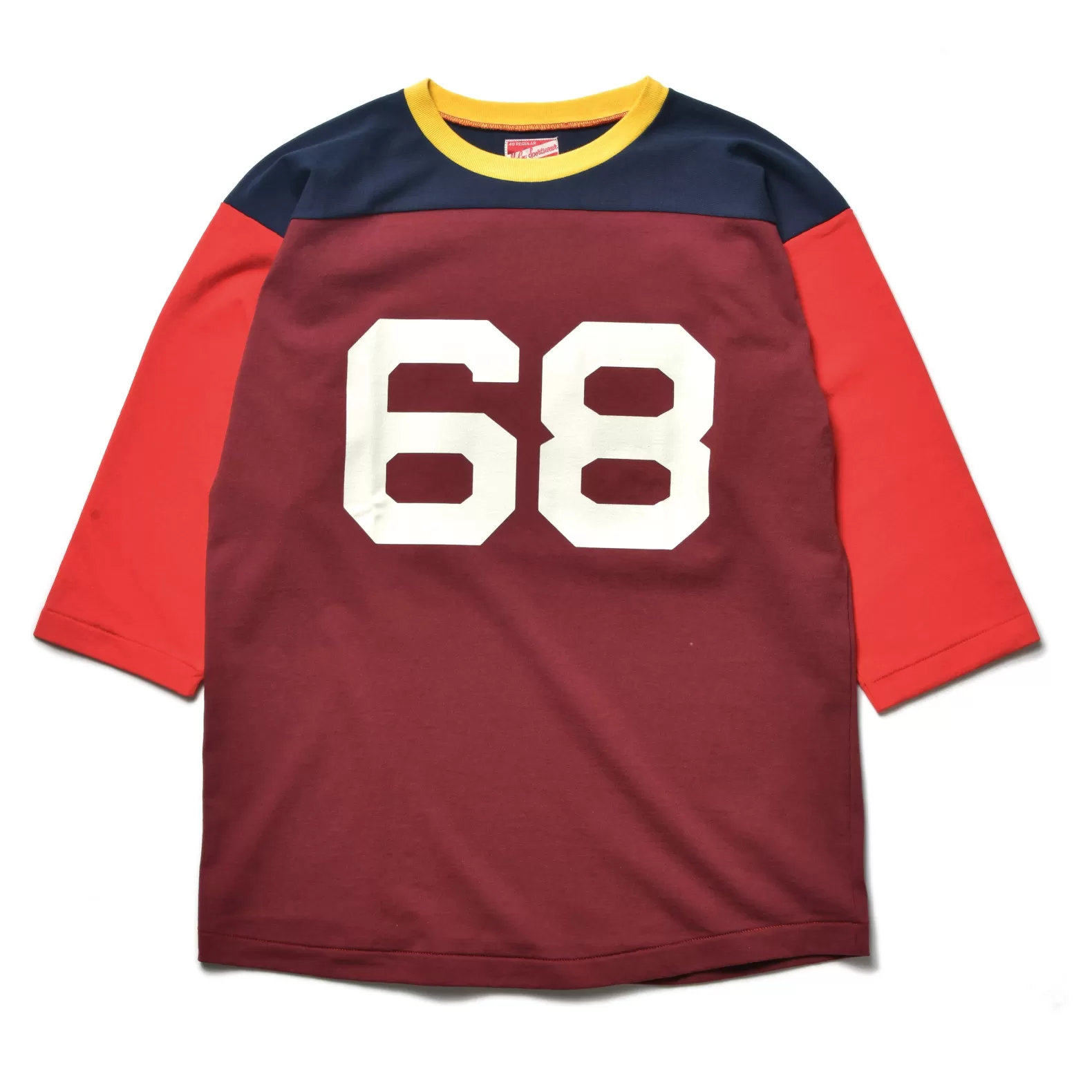 T-shirts<The Real McCoy's MULTI-TONE FOOTBALL TEE / 68 TRI-COLOR