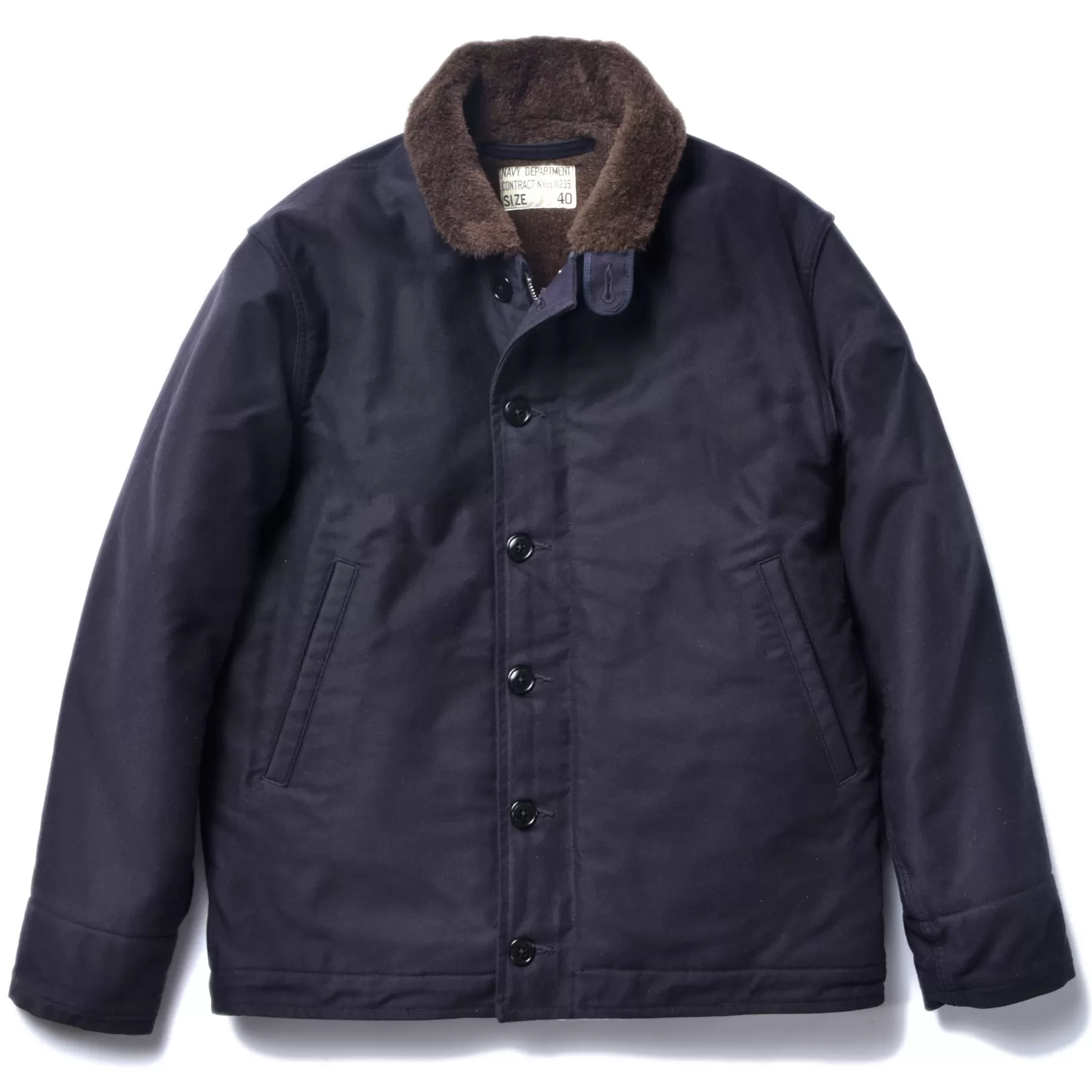 Military<The Real McCoy's N-1 DECK JACKET NAVY