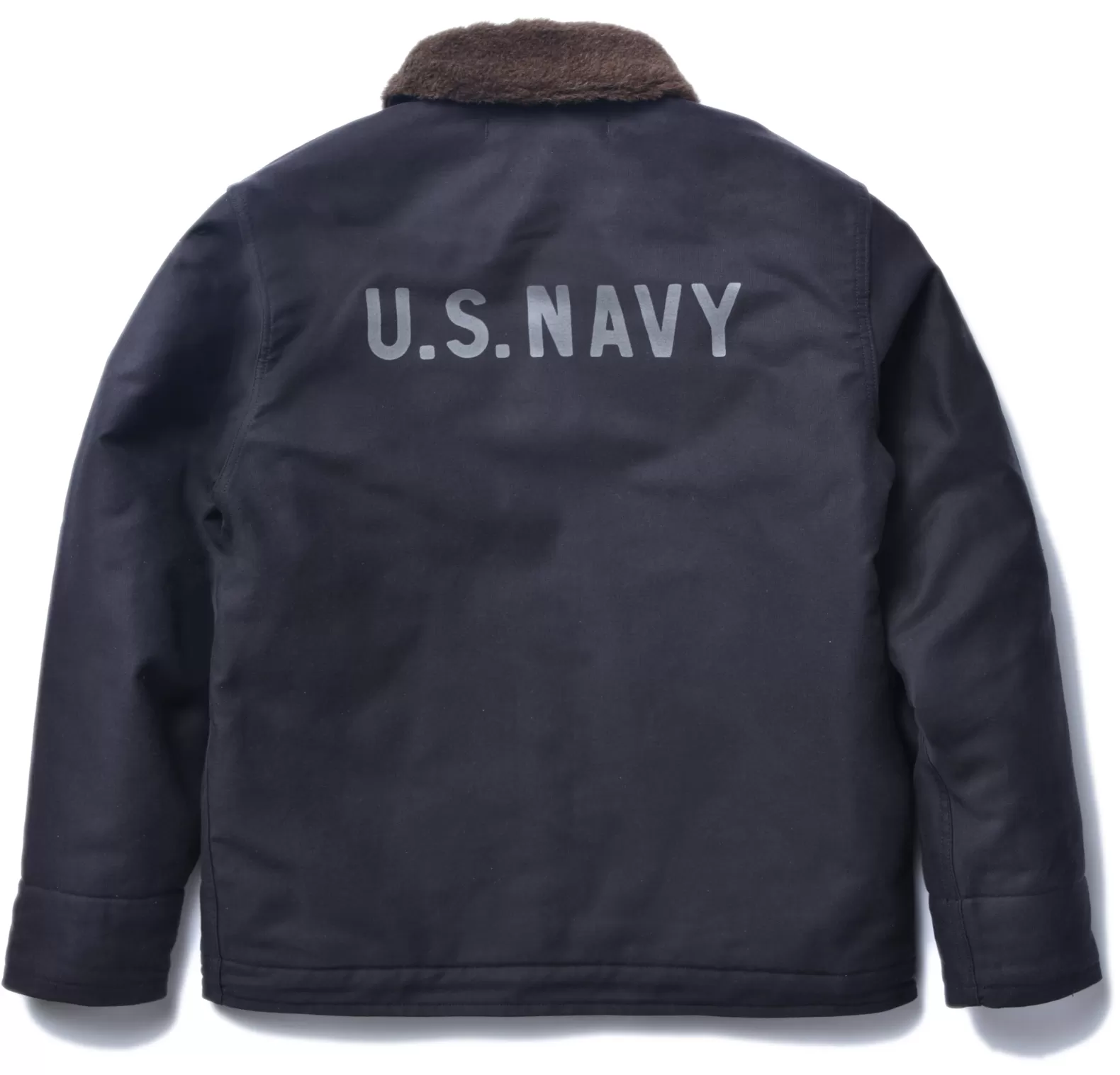 Military<The Real McCoy's N-1 DECK JACKET / STENCIL NAVY