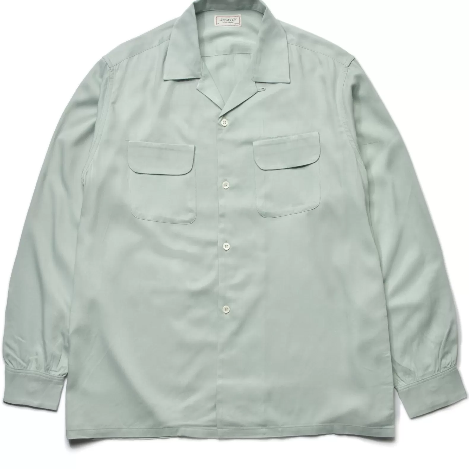 Shirts<The Real McCoy's OPEN COLLAR RAYON SHIRT (SS22) MINT