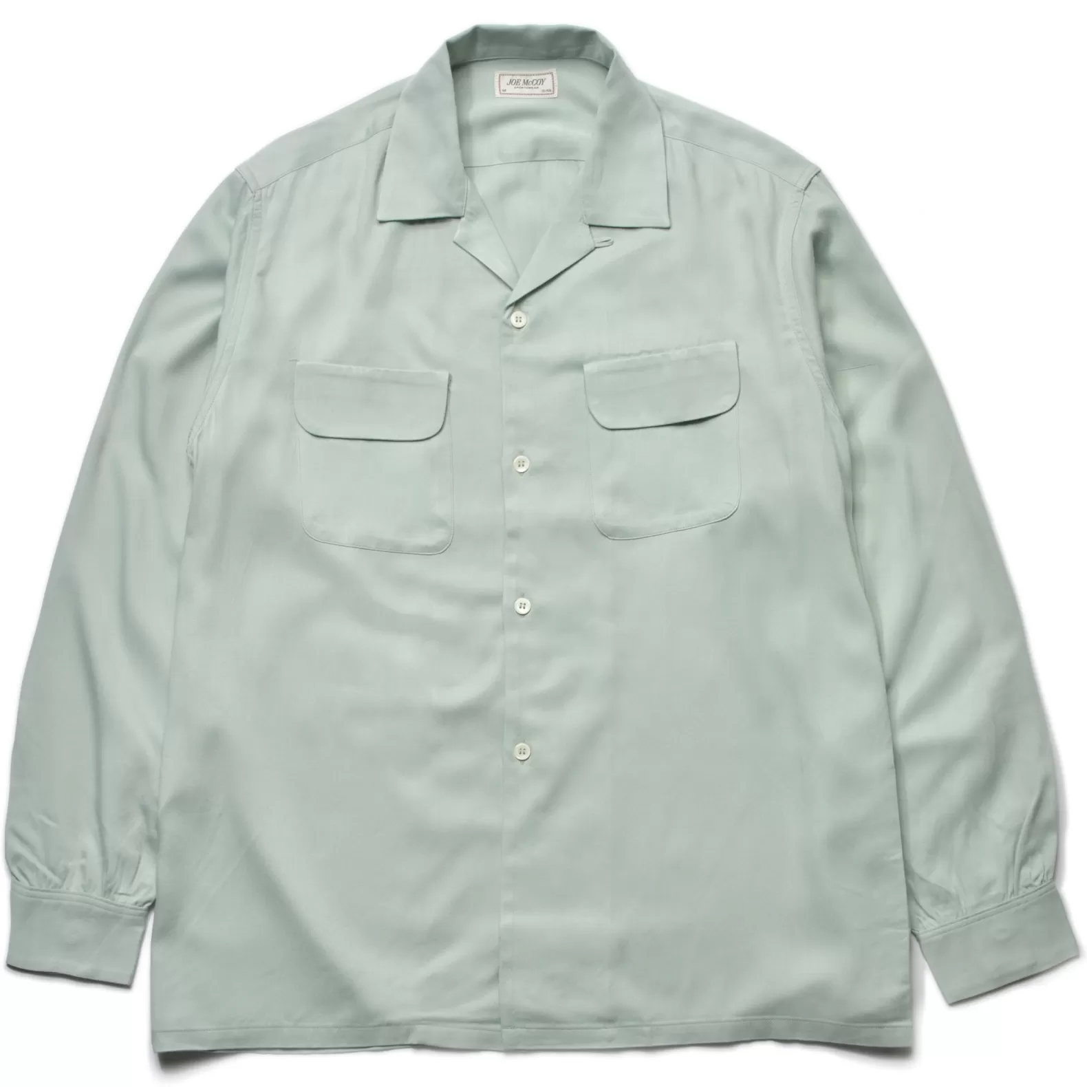 Shirts<The Real McCoy's OPEN COLLAR RAYON SHIRT (SS22) MINT