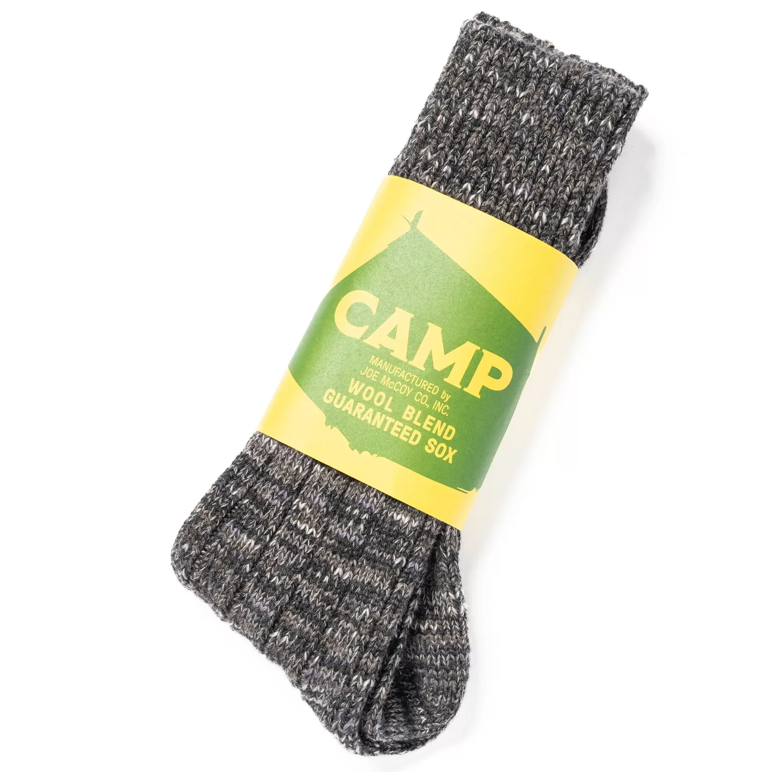 Socks<The Real McCoy's OUTDOOR WOOL SOCKS ‘CAMP’ CHARCOAL