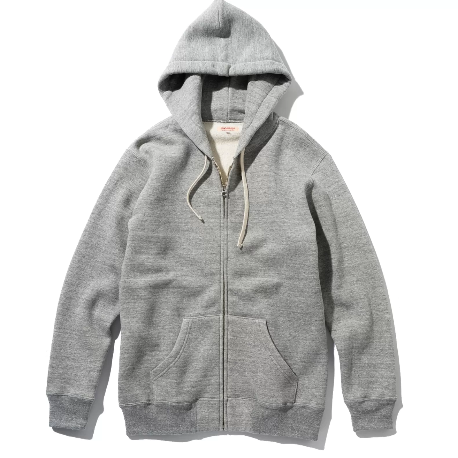 Sweatshirts<The Real McCoy's 10 oz. LOOPWHEEL F/Z PARKA Grey