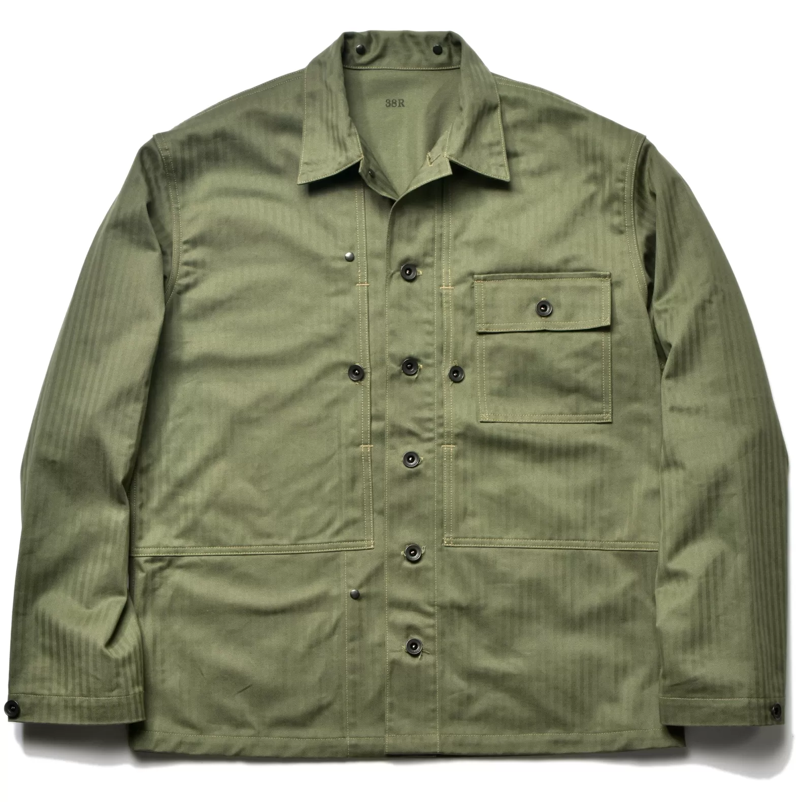 Military<The Real McCoy's P-44 UTILITY COAT SAGEGREEN