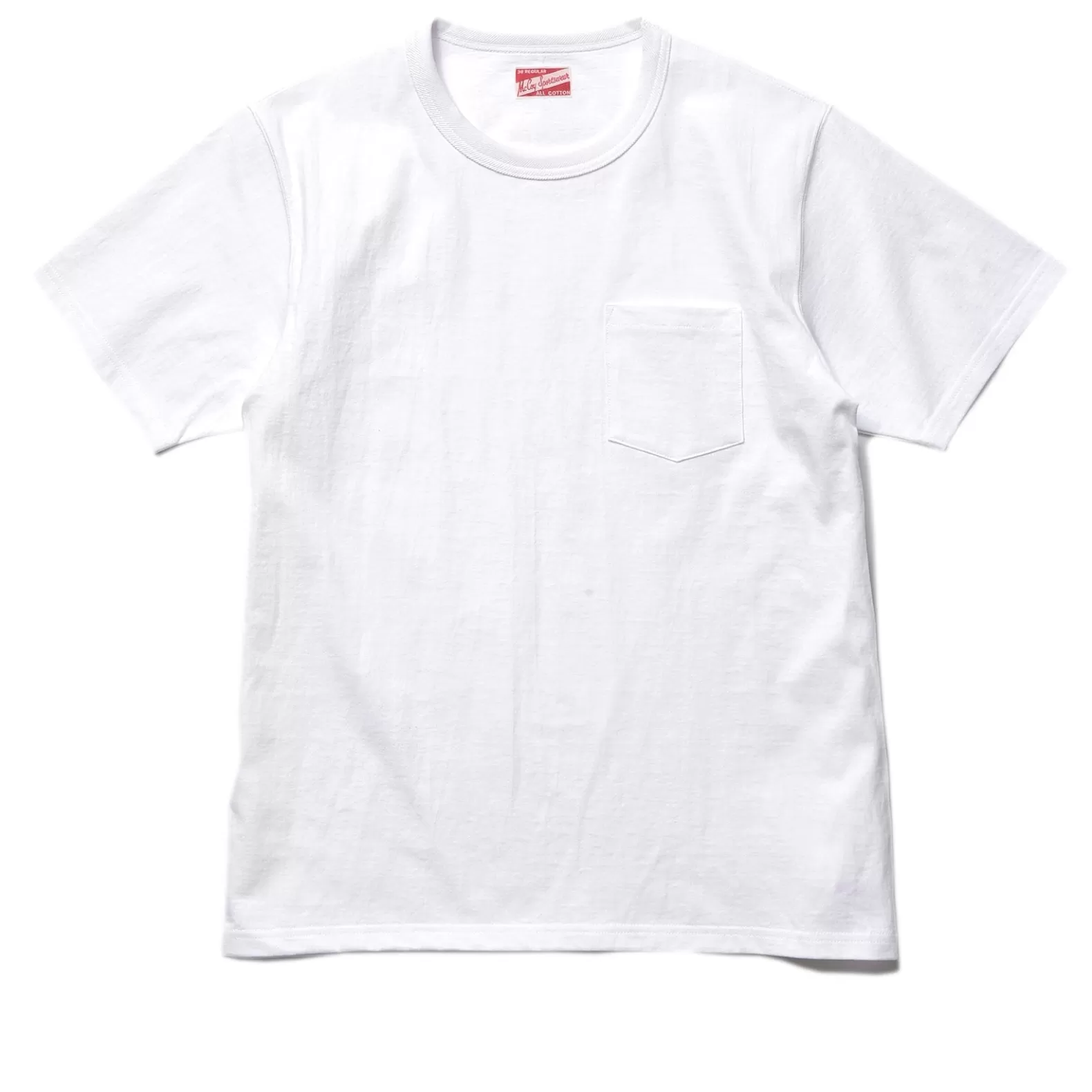 T-shirts<The Real McCoy's POCKET TEE WHITE