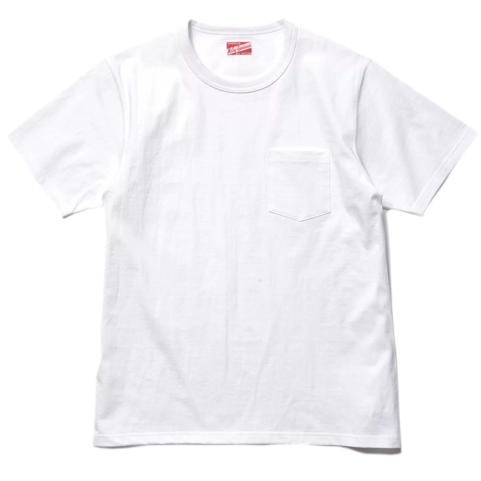 T-shirts<The Real McCoy's POCKET TEE WHITE