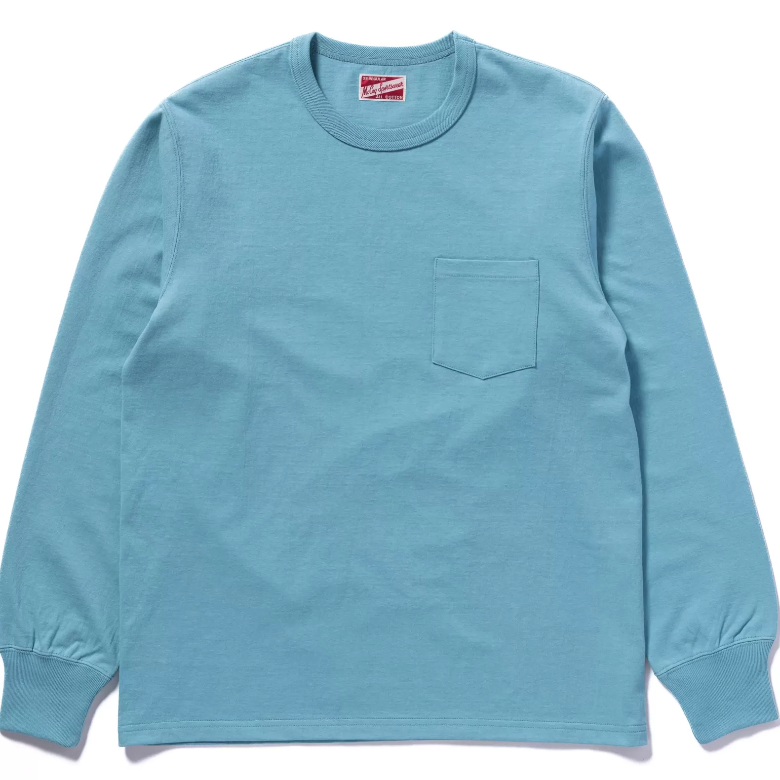 T-shirts<The Real McCoy's POCKET TEE L/S TEAL