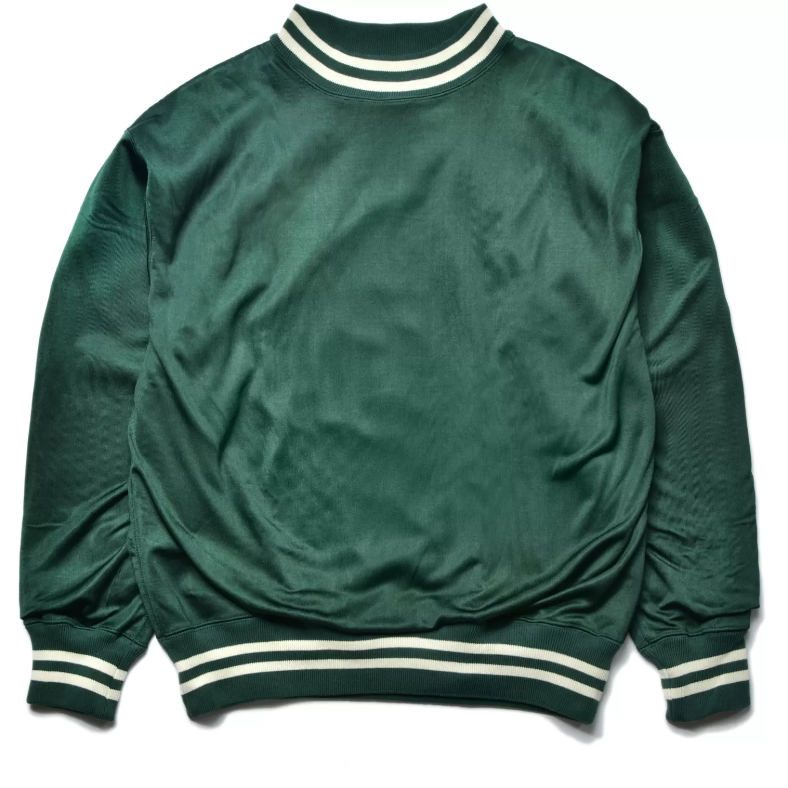 Sweatshirts | T-shirts<The Real McCoy's RAYON ATHLETIC JERSEY FOREST