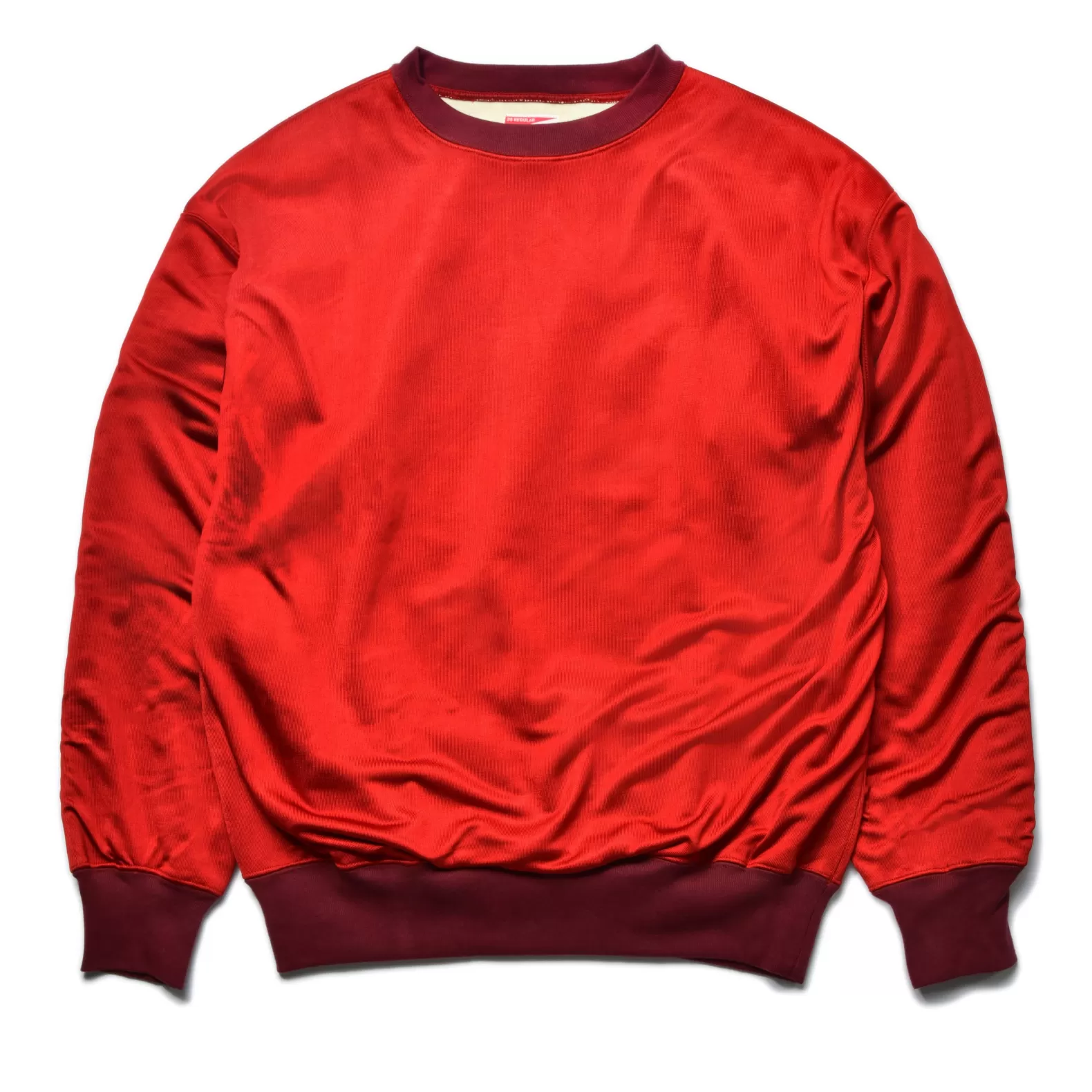 Sweatshirts | T-shirts<The Real McCoy's RAYON ATHLETIC JERSEY RED