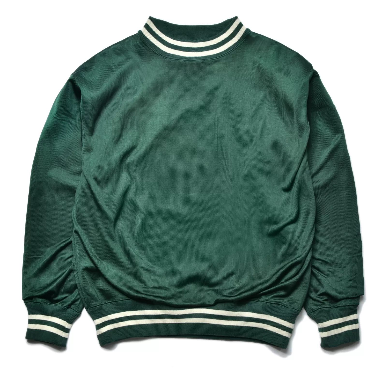 Sweatshirts | T-shirts<The Real McCoy's RAYON ATHLETIC JERSEY FOREST