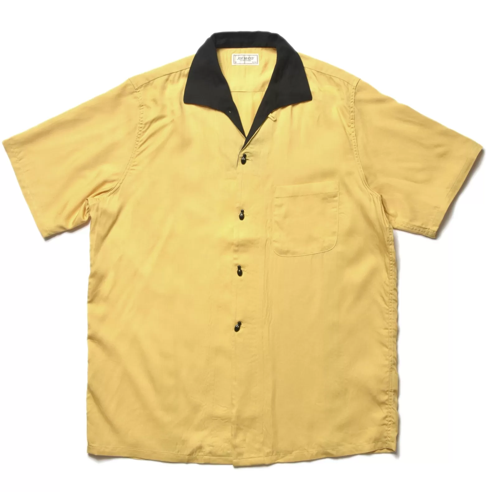 Shirts<The Real McCoy's RAYON BOWLING SHIRT YELLOW