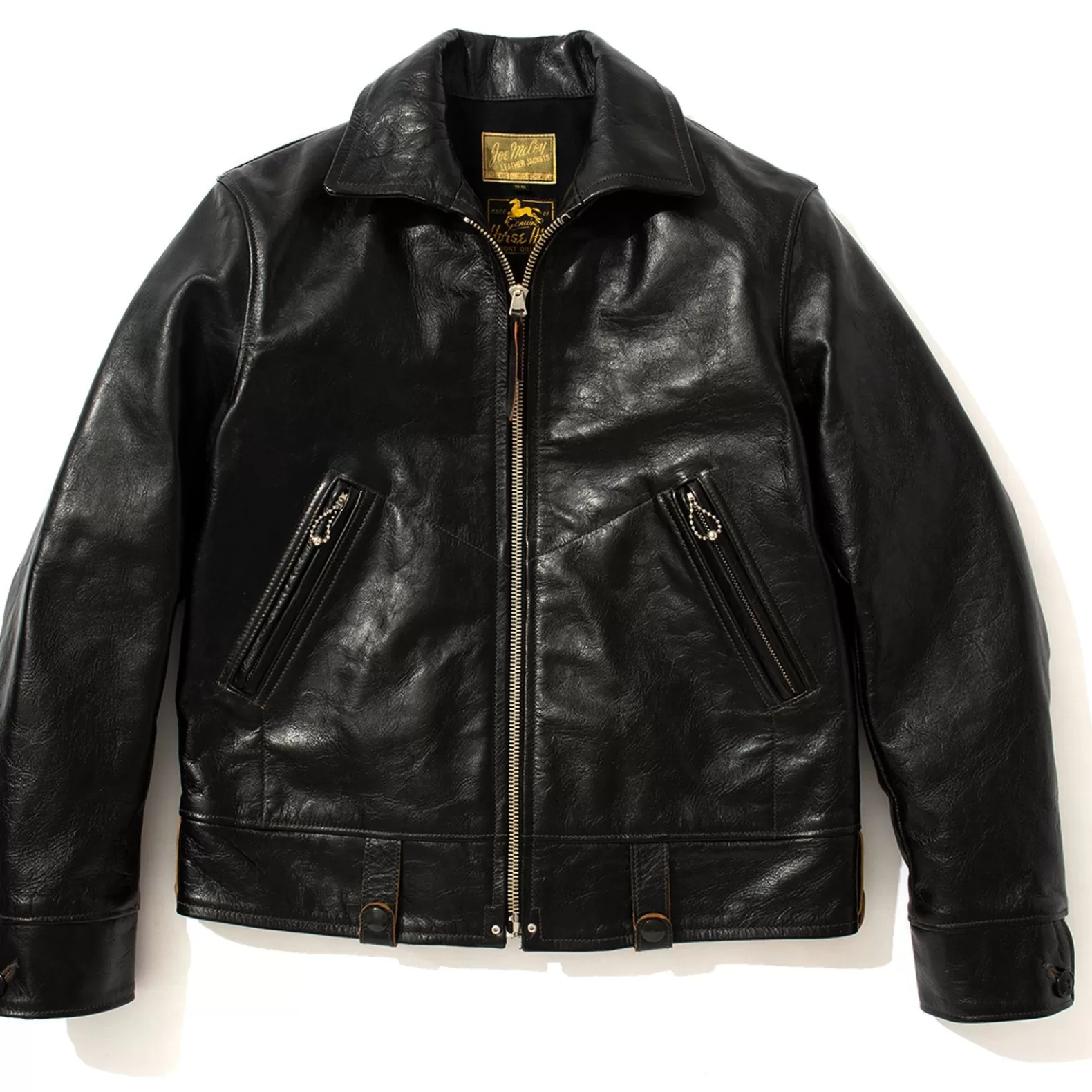 Leather<The Real McCoy's 30s SPORTS JACKET / MOBSTER BLACK