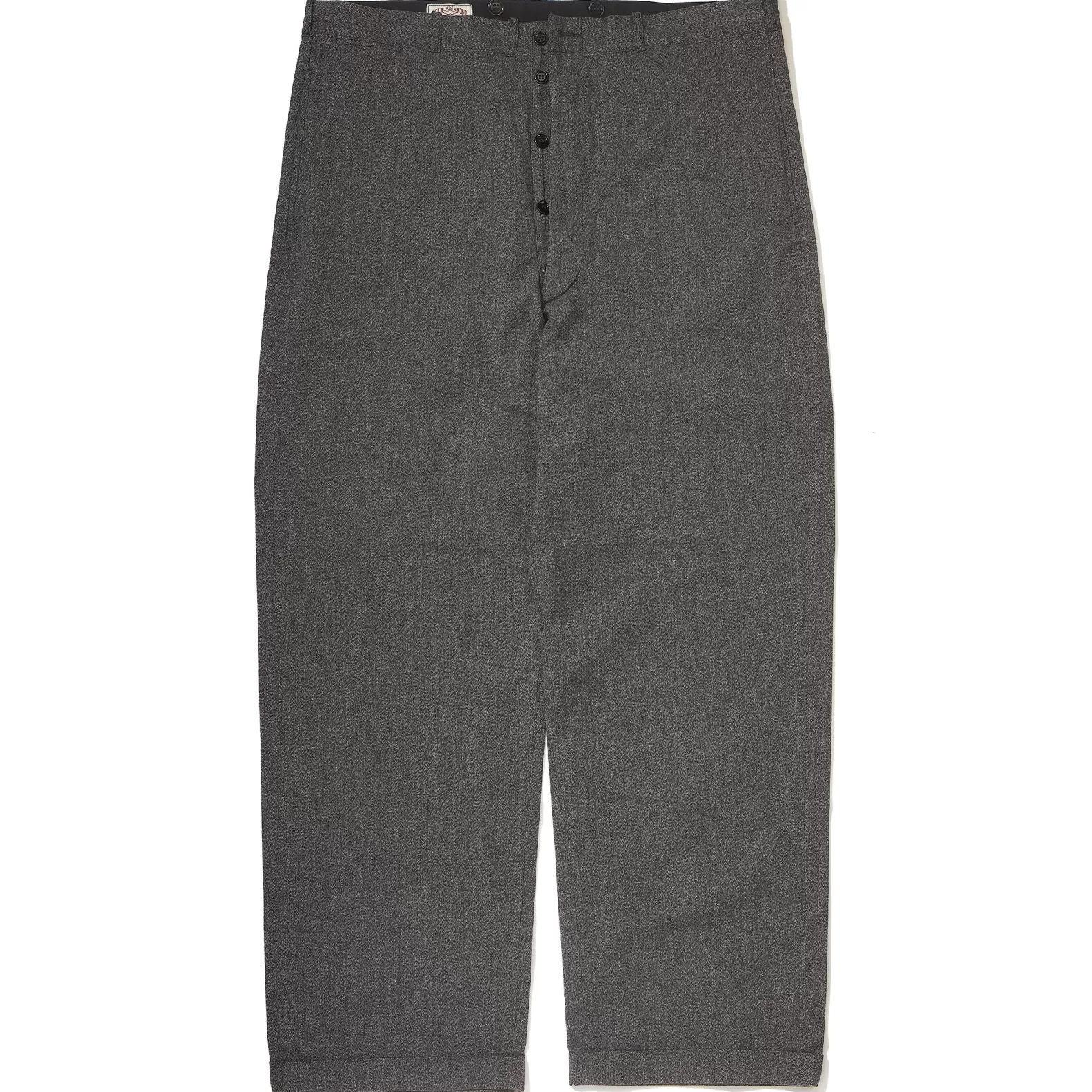 Pants<The Real McCoy's SALT AND PEPPER CHAMBRAY ATELIER TROUSERS SALTuPEPPER