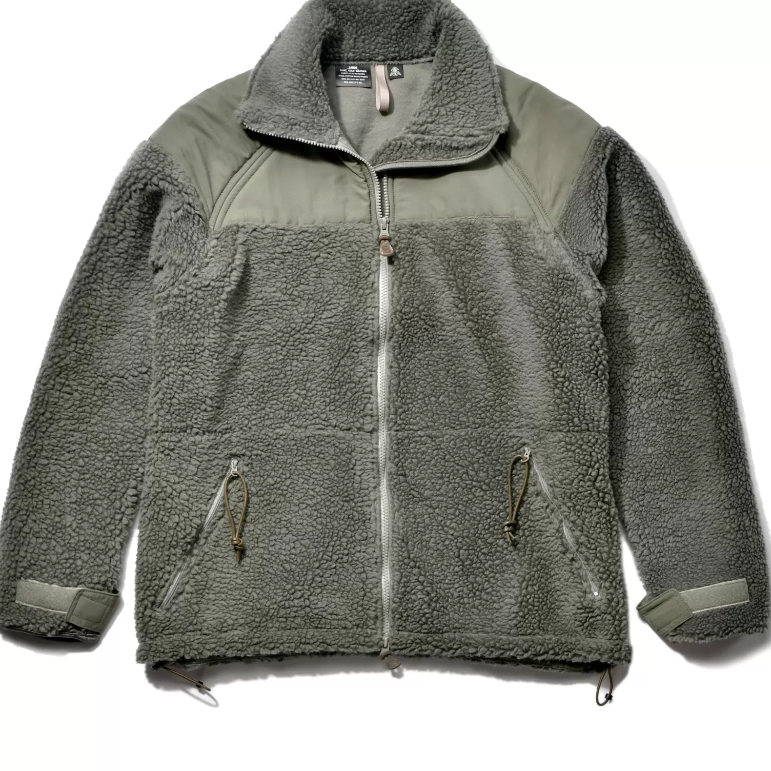 Fleece | Recreation<The Real McCoy's SHIRT, COLD WEATHER, LEVEL 3 SAGEGREEN