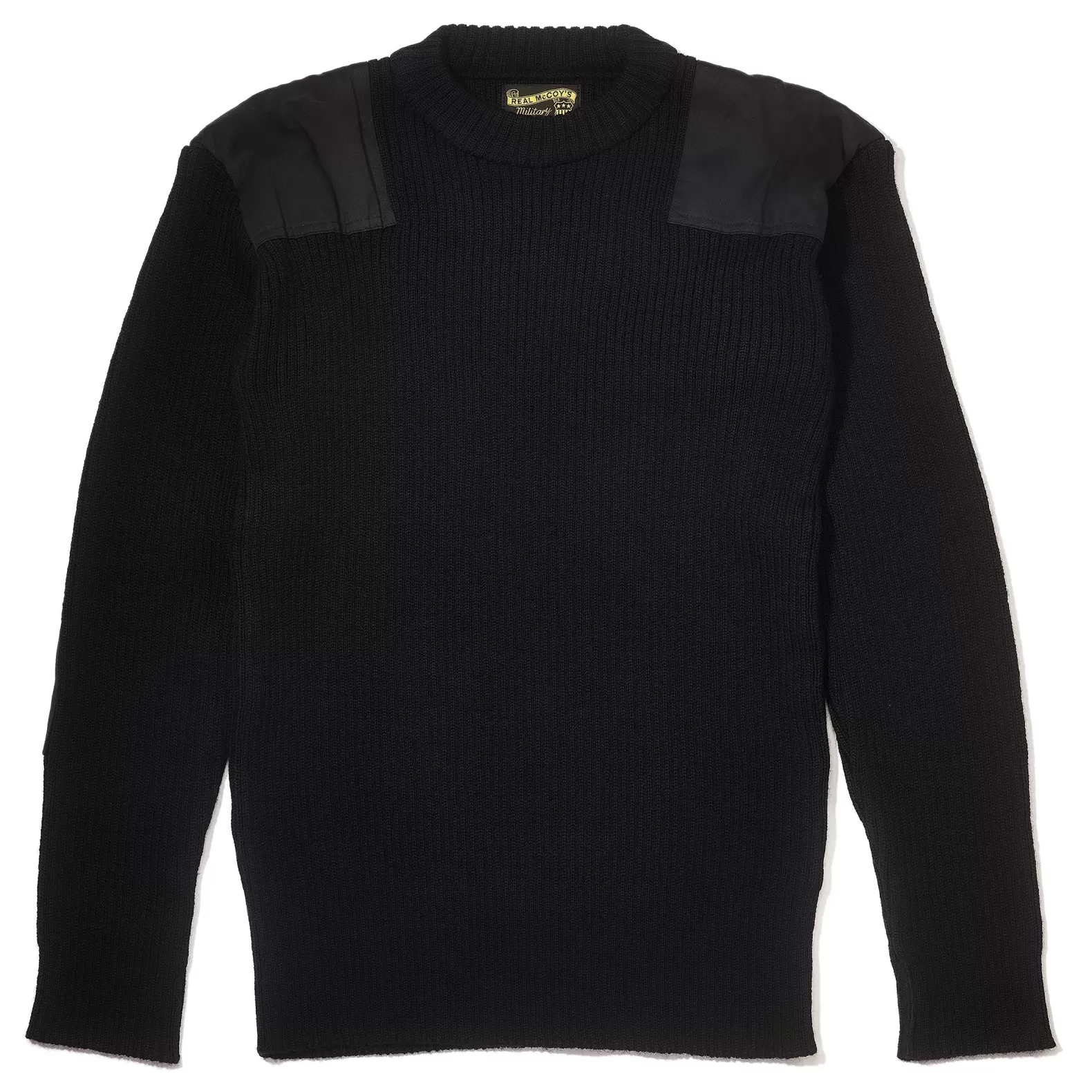 Knitwear<The Real McCoy's SWEATER, SERVICE WOOL BLACK