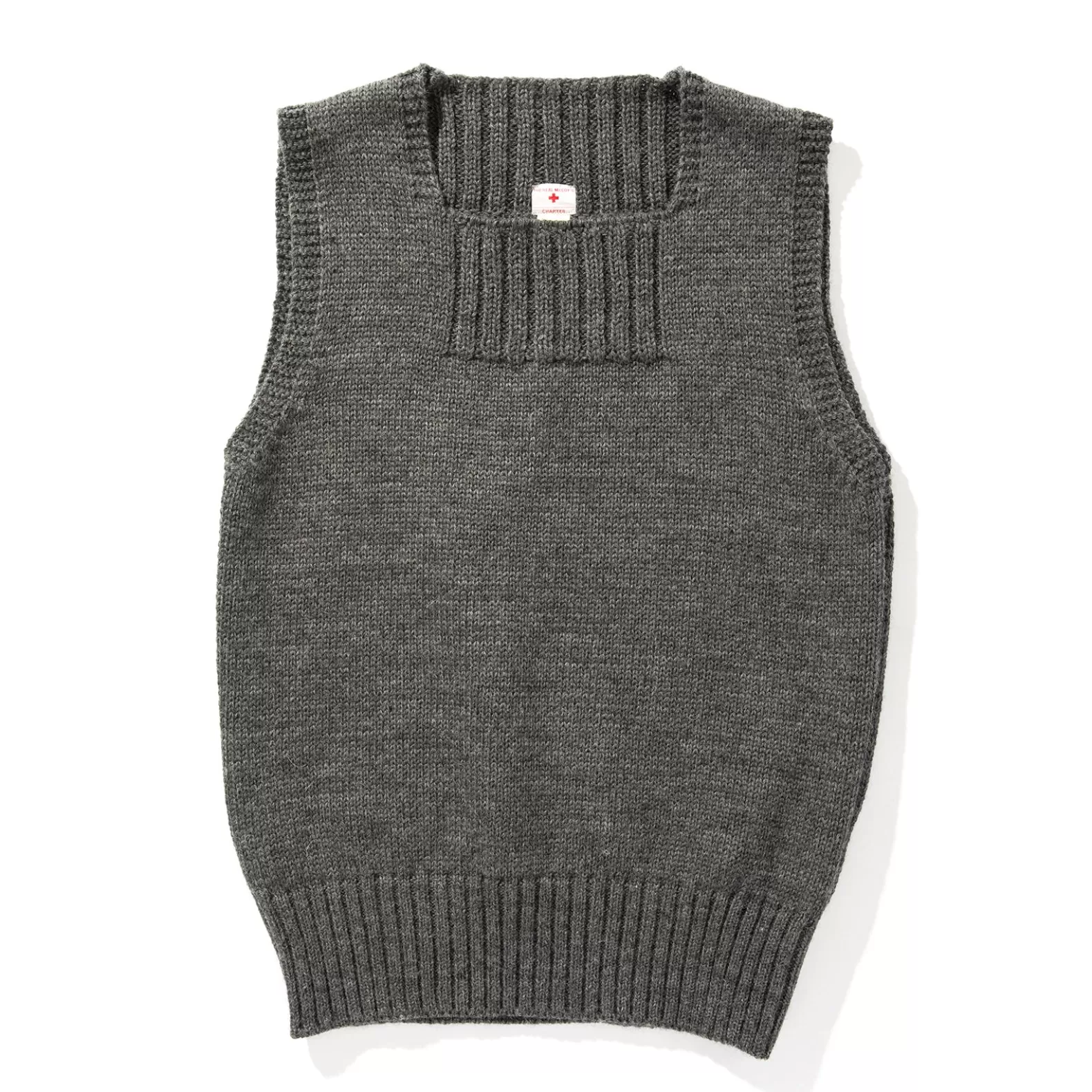 Knitwear<The Real McCoy's SWEATER, SLEEVELESS GREY