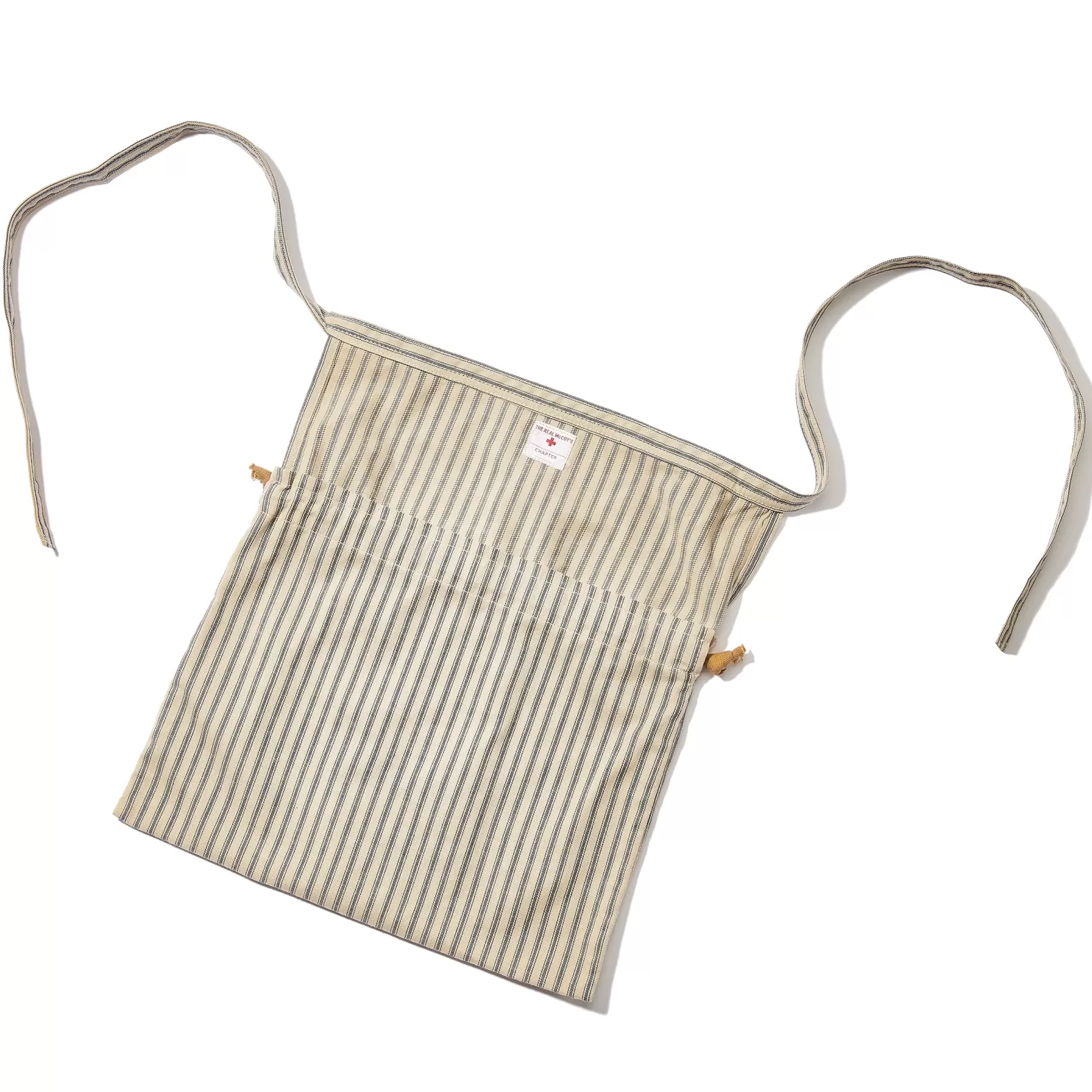 Bags<The Real McCoy's TICKING STRIPE APRON BAG ECRU