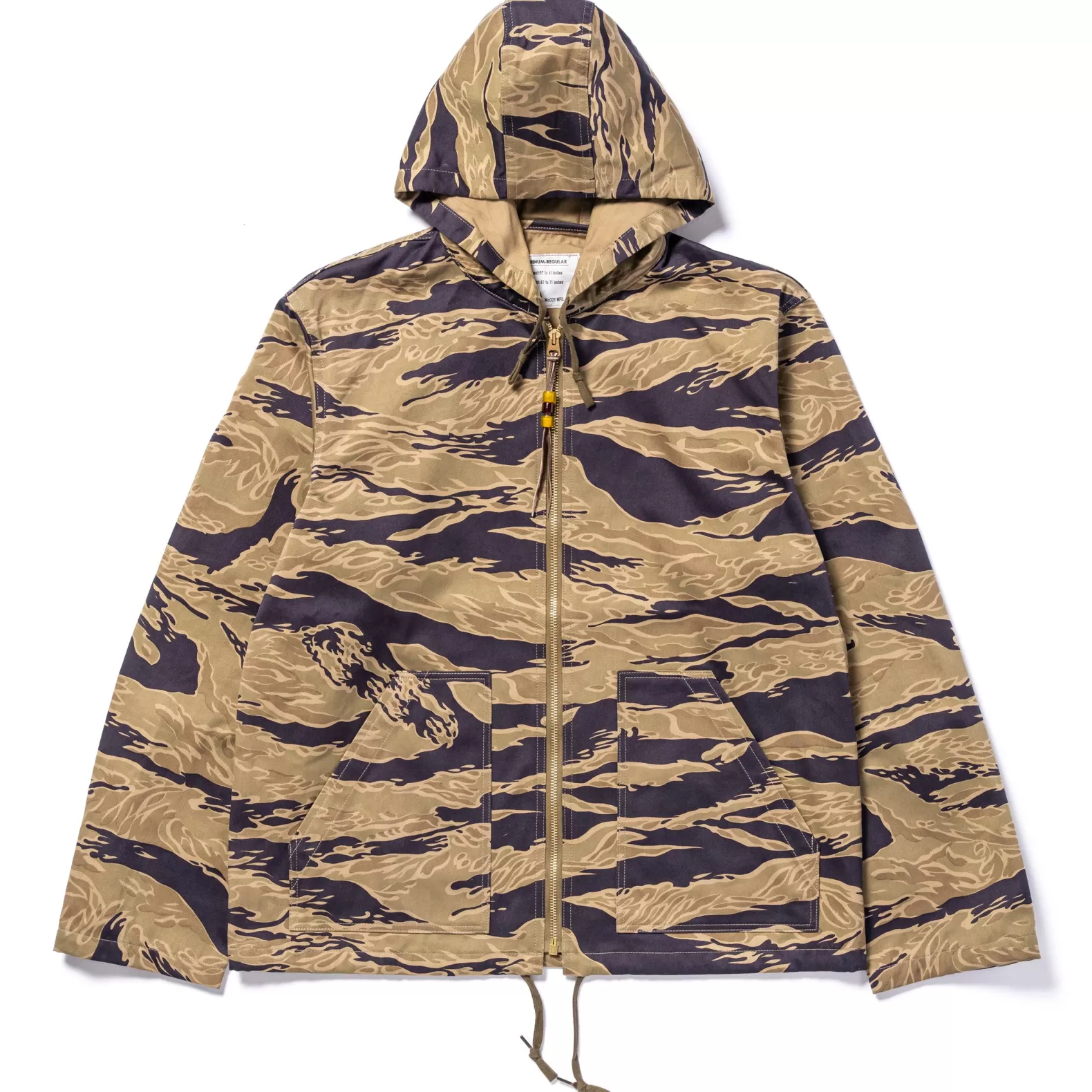 Military<The Real McCoy's TIGER CAMOUFLAGE PARKA / ADVISOR KHAKI