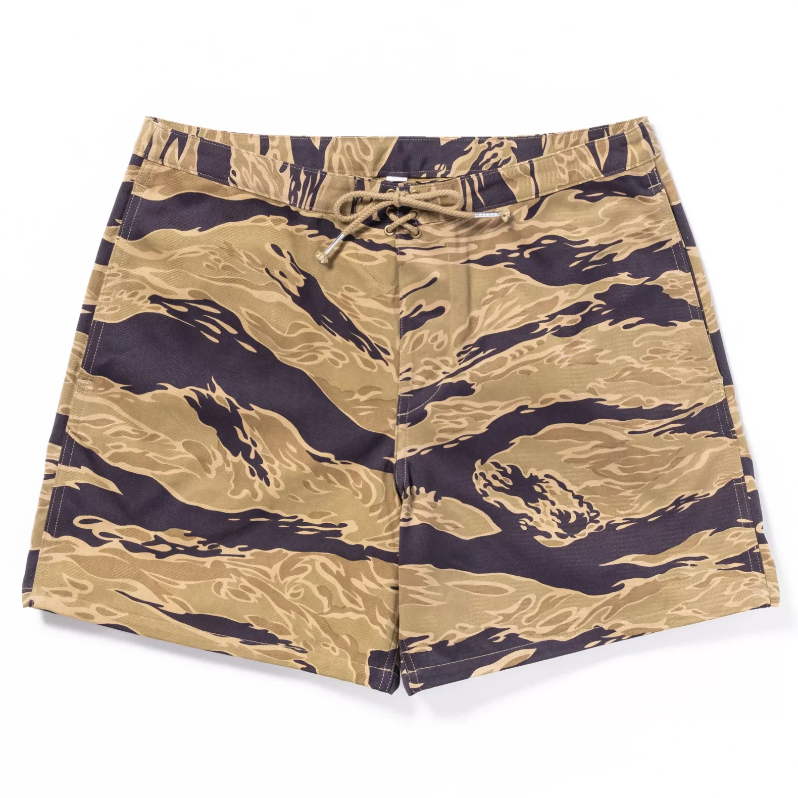 Shorts<The Real McCoy's TIGER CAMOUFLAGE SWIM SHORTS / ADVISOR KHAKI