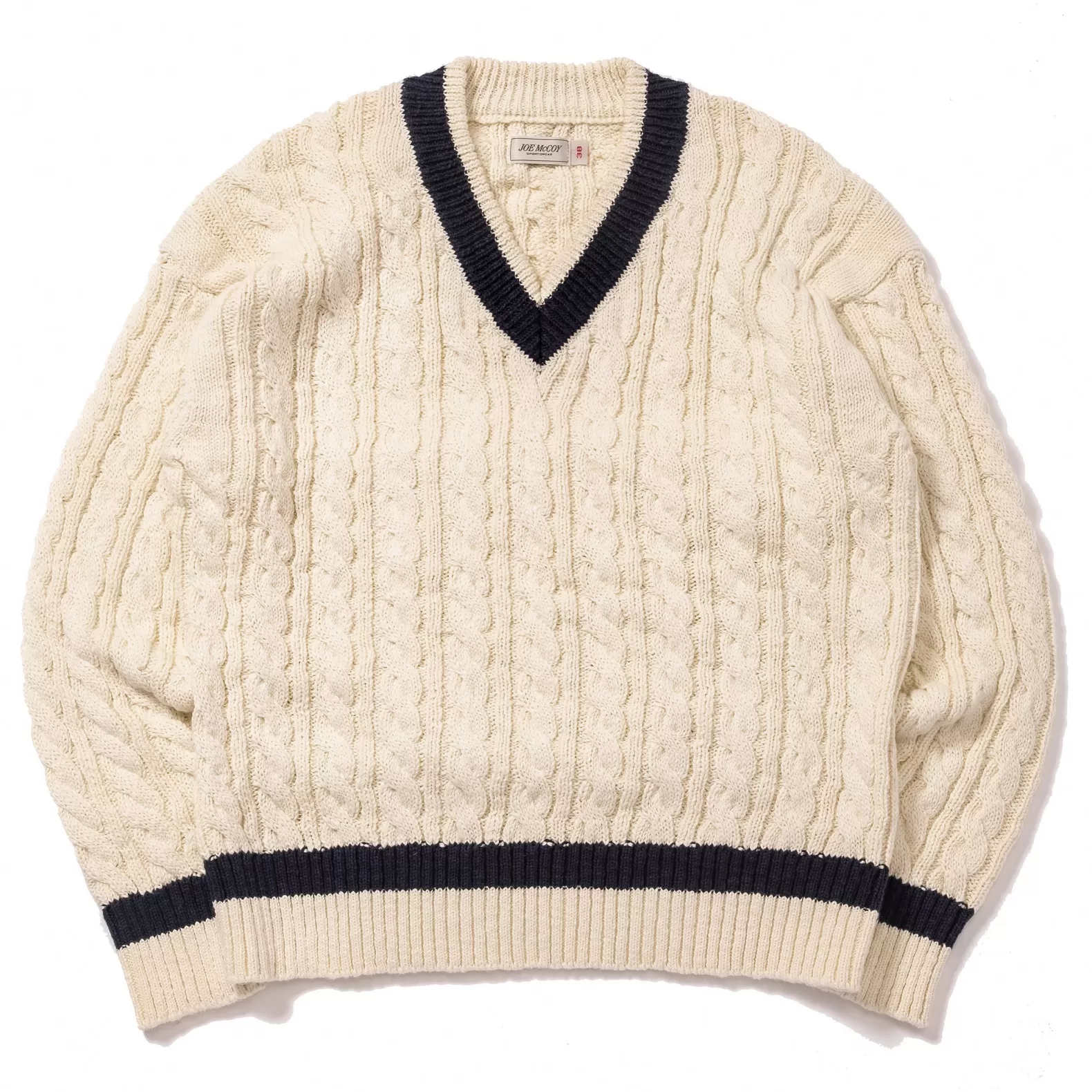 Knitwear<The Real McCoy's TILDEN KNIT SWEATER MILK