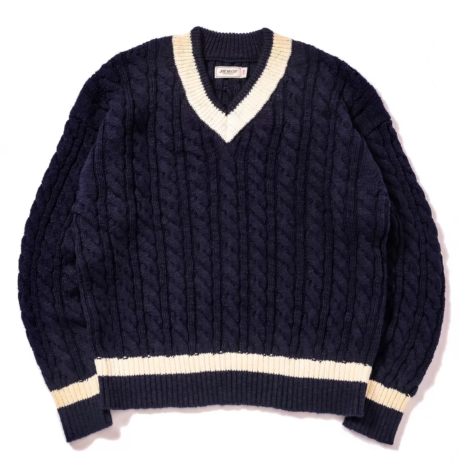 Knitwear<The Real McCoy's TILDEN KNIT SWEATER NAVY