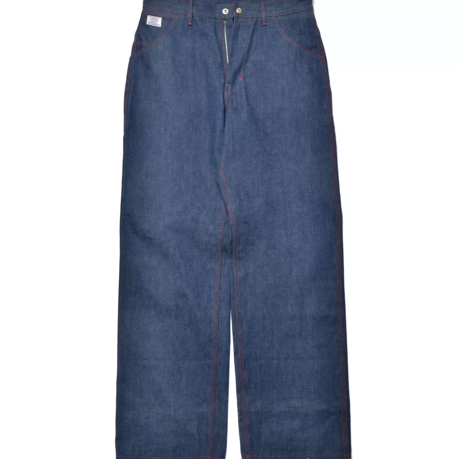 Pants<The Real McCoy's TRIPLE-STITCHED DENIM WORK TROUSERS INDIGO