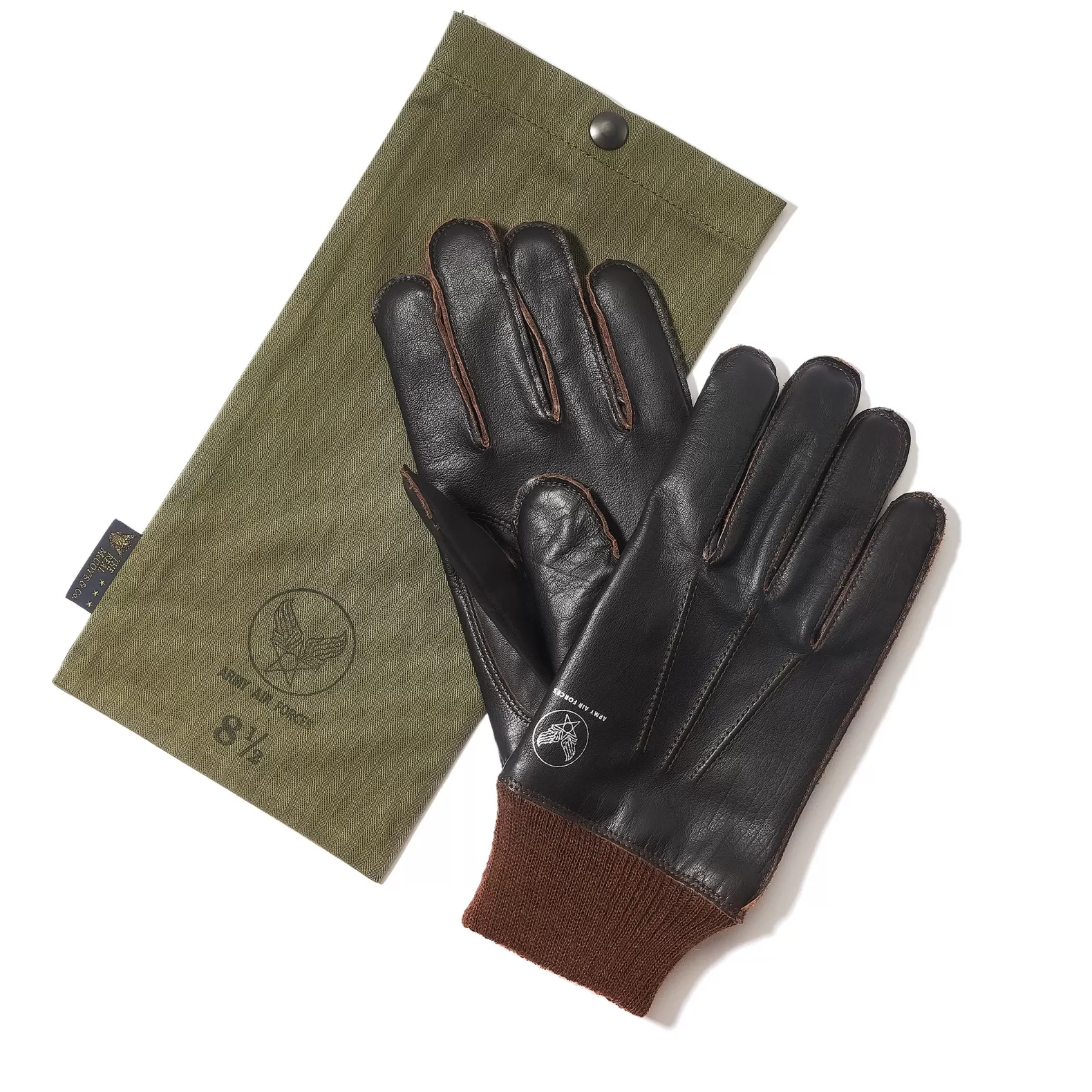 Gloves<The Real McCoy's TYPE A-10 GLOVE, FLYING WINTER SEALBROWN