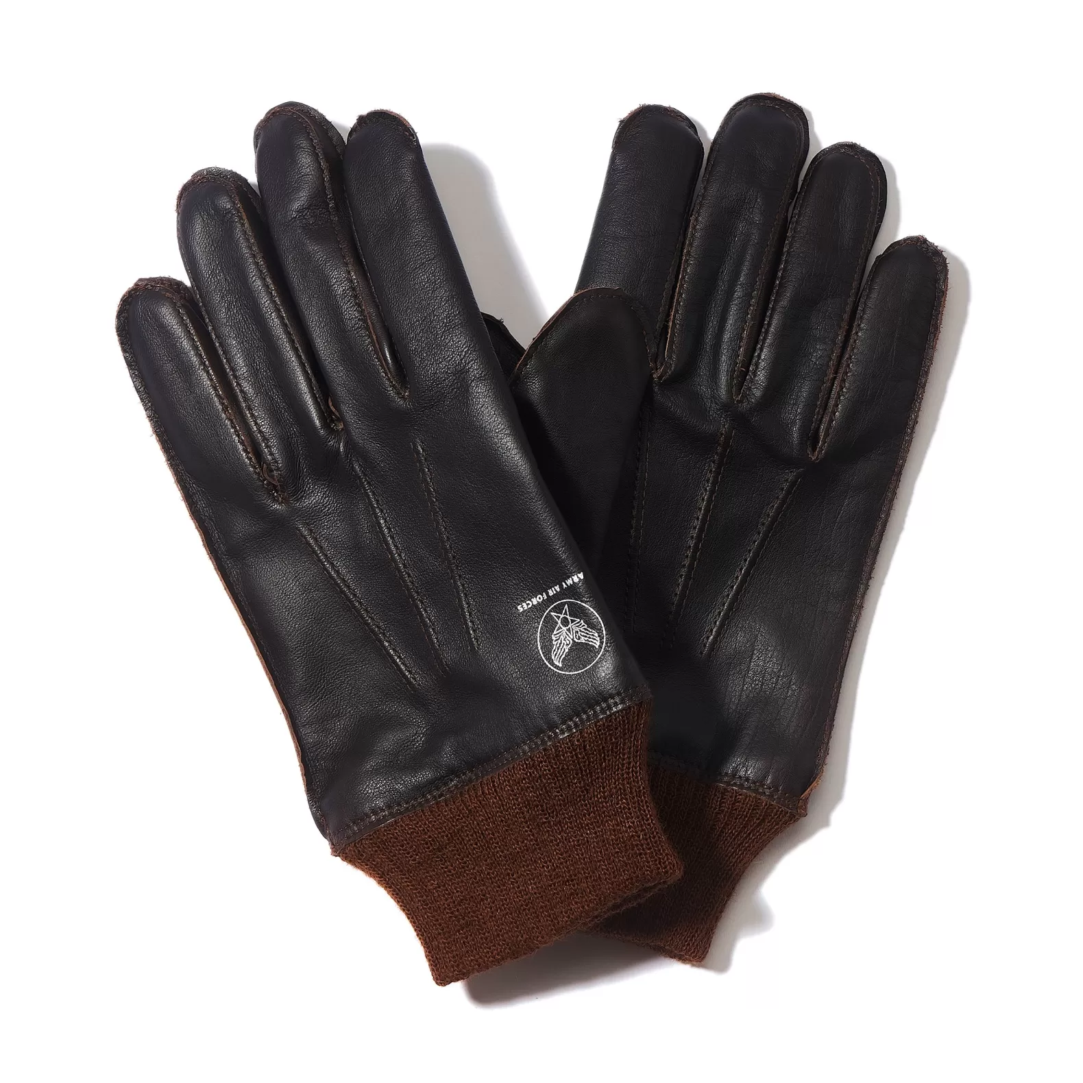 Gloves<The Real McCoy's TYPE A-10 GLOVE, FLYING WINTER SEALBROWN