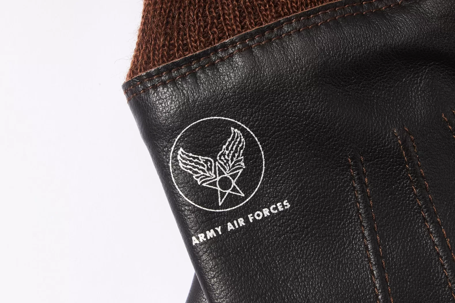 Gloves<The Real McCoy's TYPE A-10 GLOVE, FLYING WINTER SEALBROWN