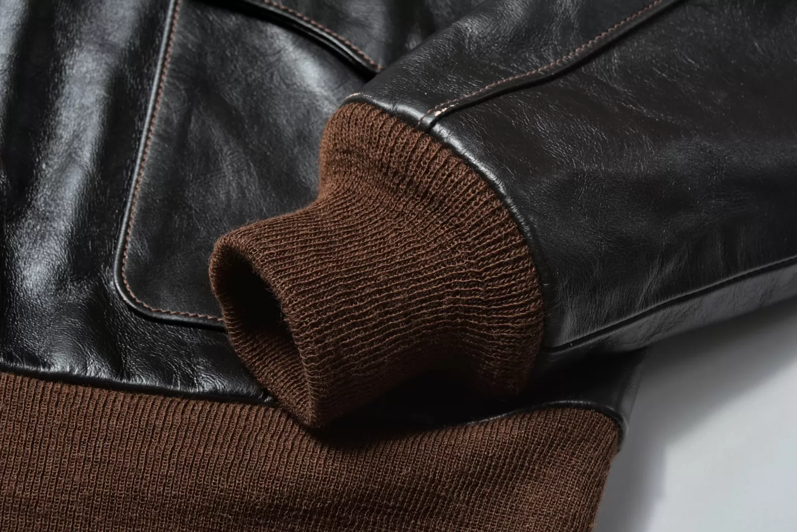 Military | Leather<The Real McCoy's TYPE A-2 REAL McCOY MFG. CO. SEALBROWN