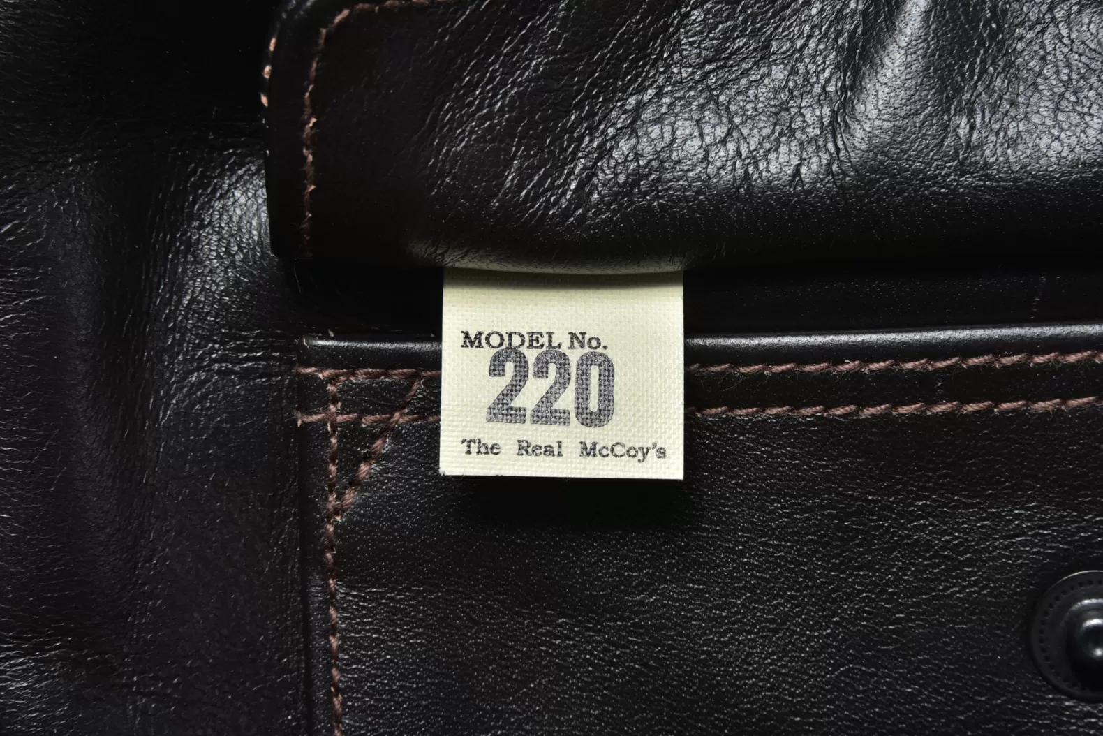 Military | Leather<The Real McCoy's TYPE A-2 REAL McCOY MFG. CO. SEALBROWN