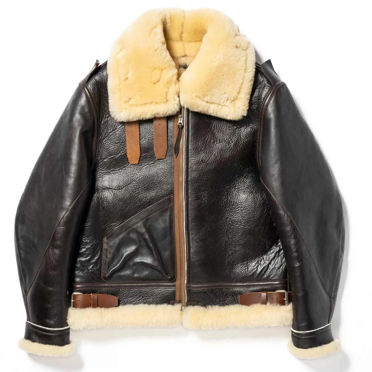 Military | Leather<The Real McCoy's TYPE B-3 REAL McCOY MFG. CO. S.BROWN