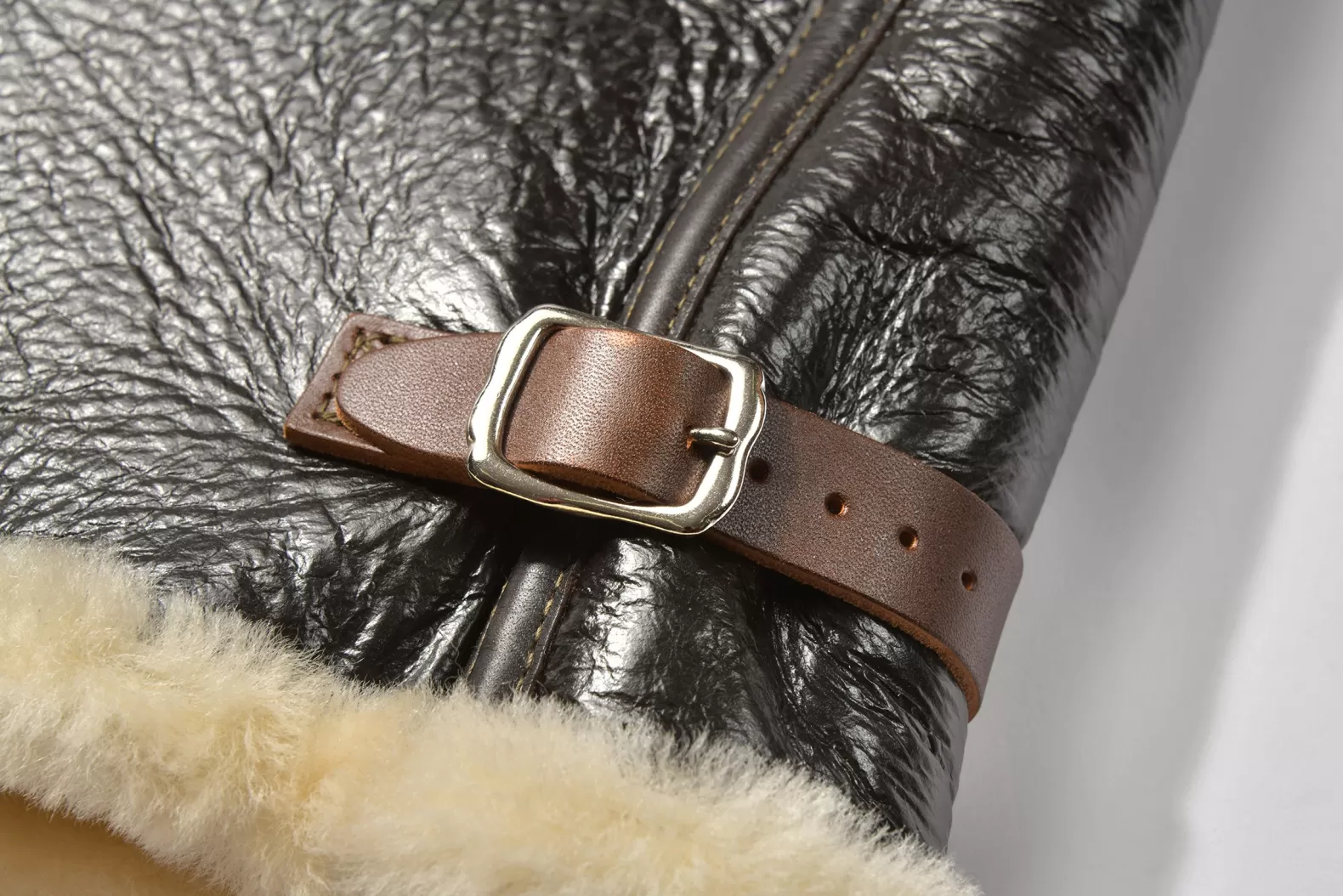 Military | Leather<The Real McCoy's TYPE B-6 REAL McCOY MFG.CO SEALBROWN