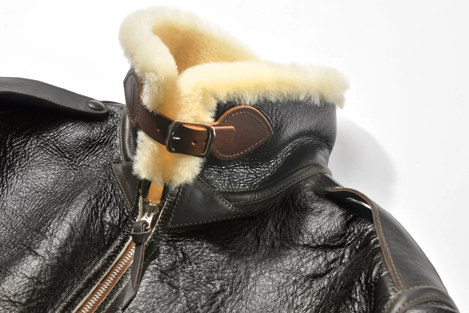 Military | Leather<The Real McCoy's TYPE B-6 REAL McCOY MFG.CO SEALBROWN