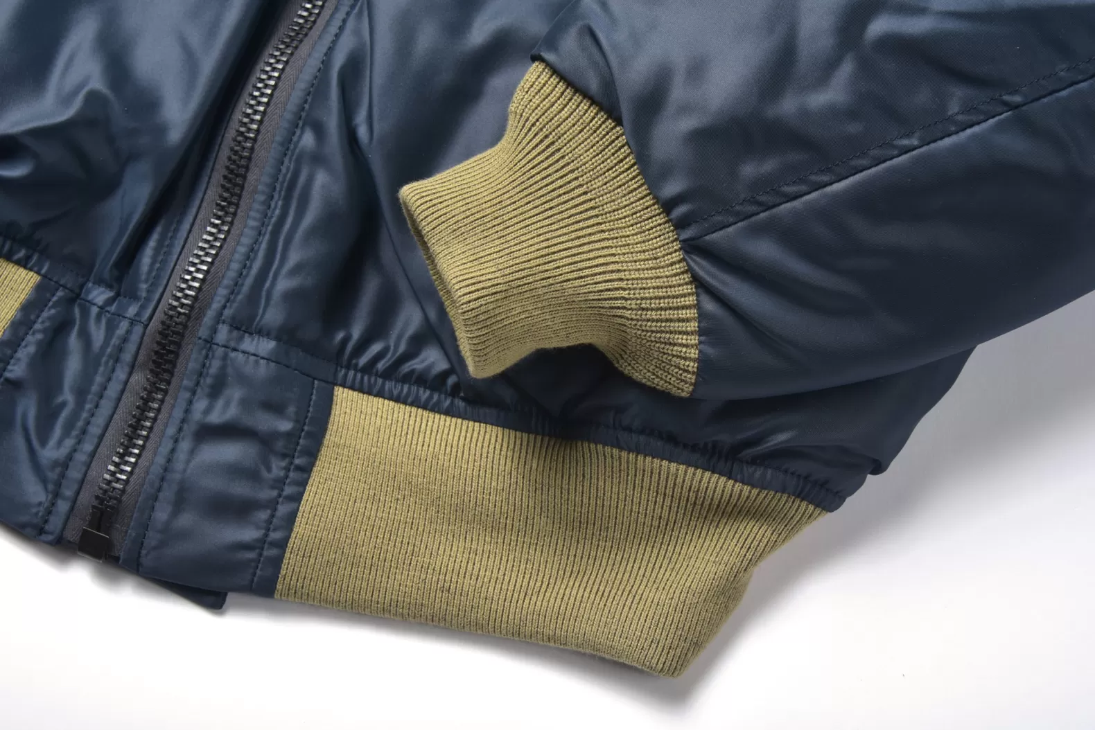 Military<The Real McCoy's TYPE B-15C REAL McCOY MFG. CO. / GREEN RIBBING NAVY