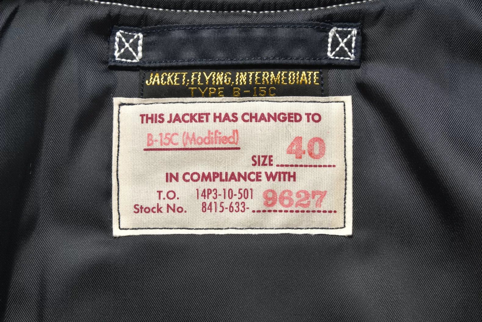 Military<The Real McCoy's TYPE B-15C REAL McCOY MFG.CO. / MODIFIED NAVY