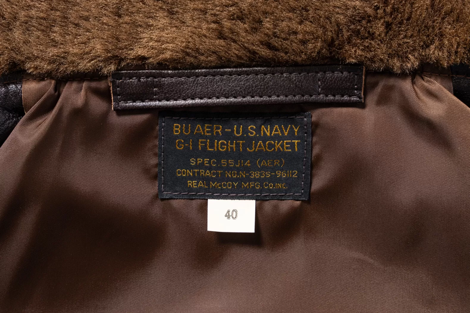 Military | Leather<The Real McCoy's TYPE G-1 REAL McCOY MFG. CO. / 55J14 BROWN
